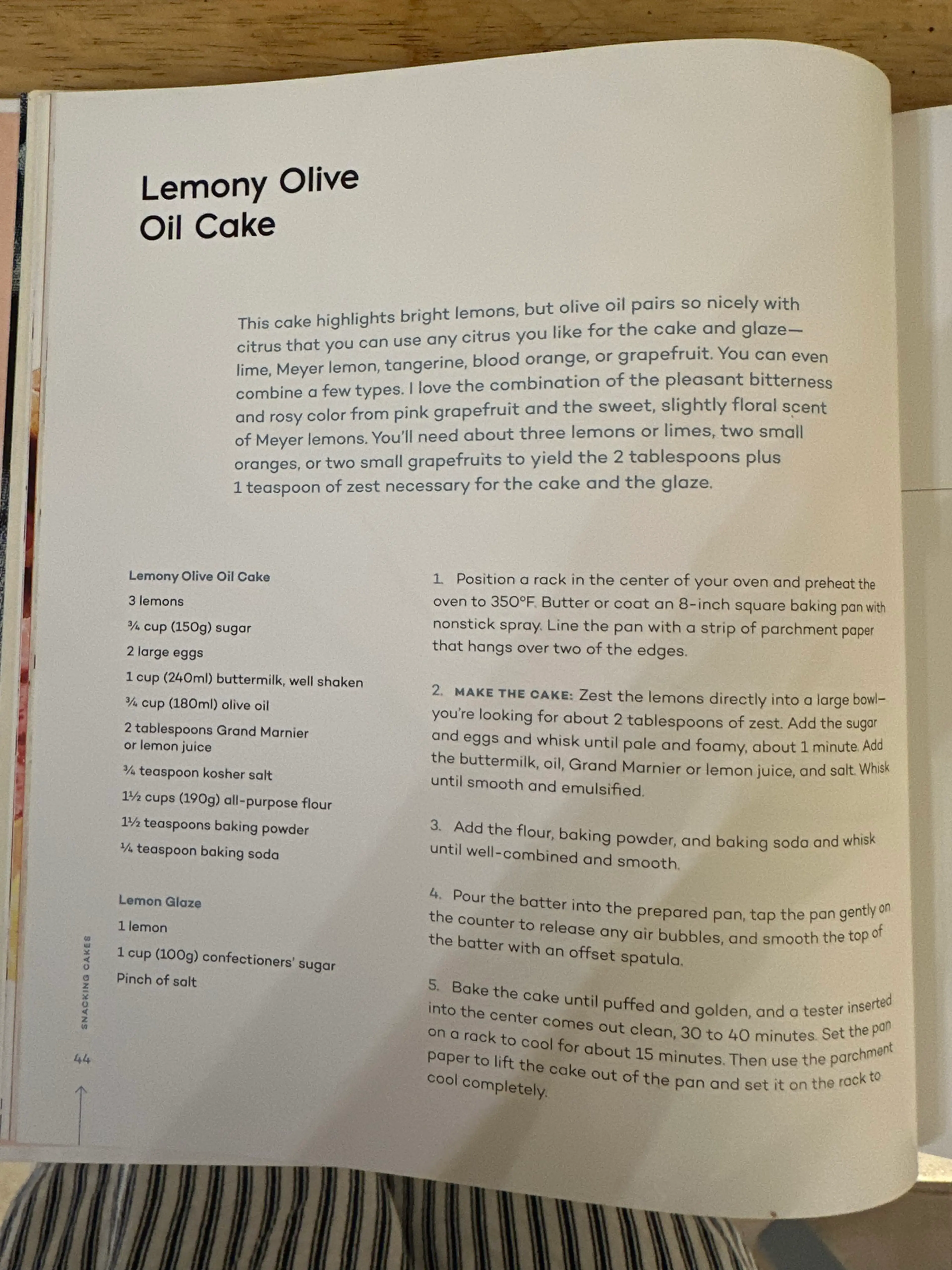 Lemony Olive Oil Cake