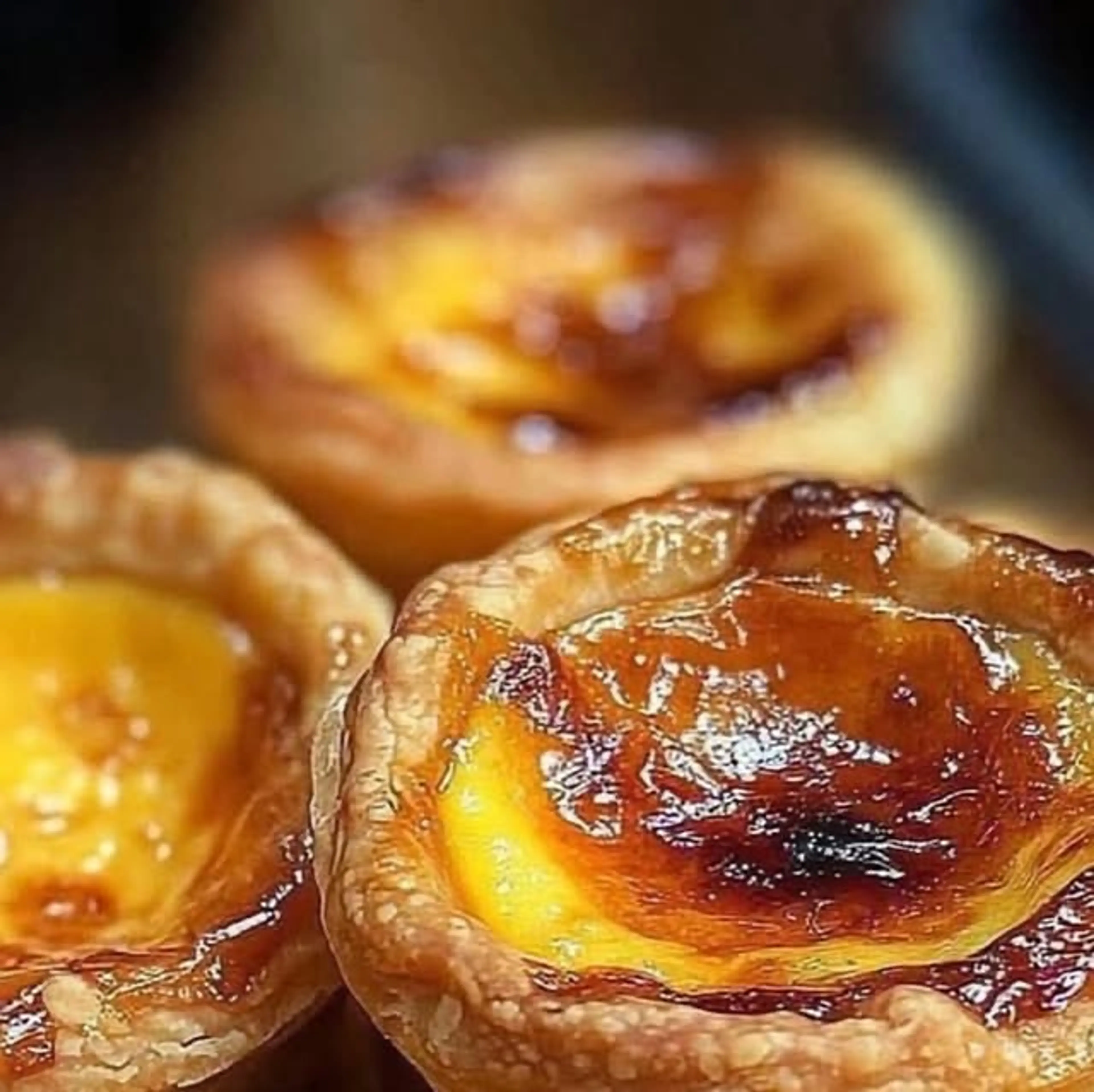 These Pastéis De Nata Have Ultra‑flaky Layers, a Glossy Cara