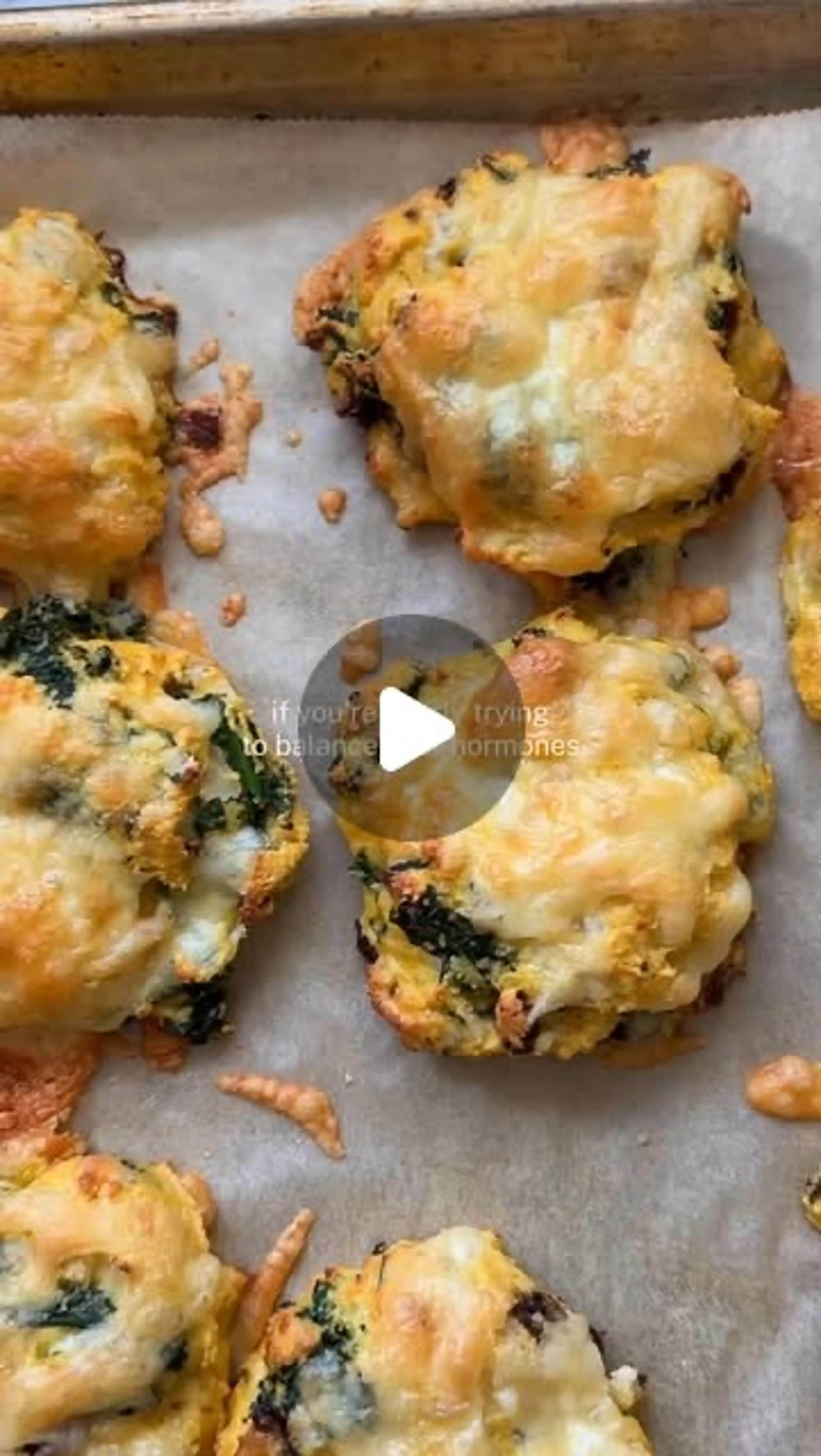 High Protein Egg Biscuits // a Sun-dried Tomato Version of M