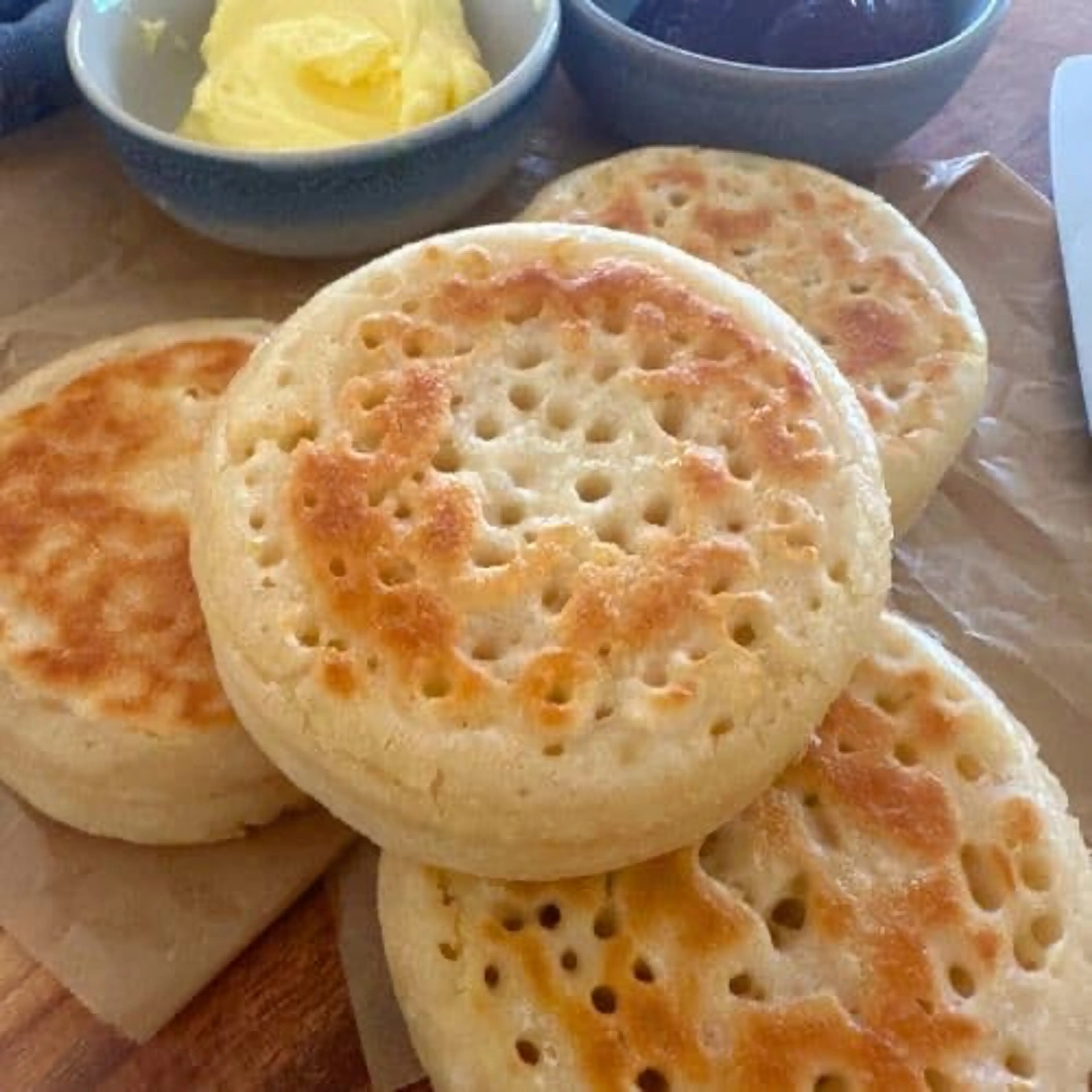 Sourdough Crumpets