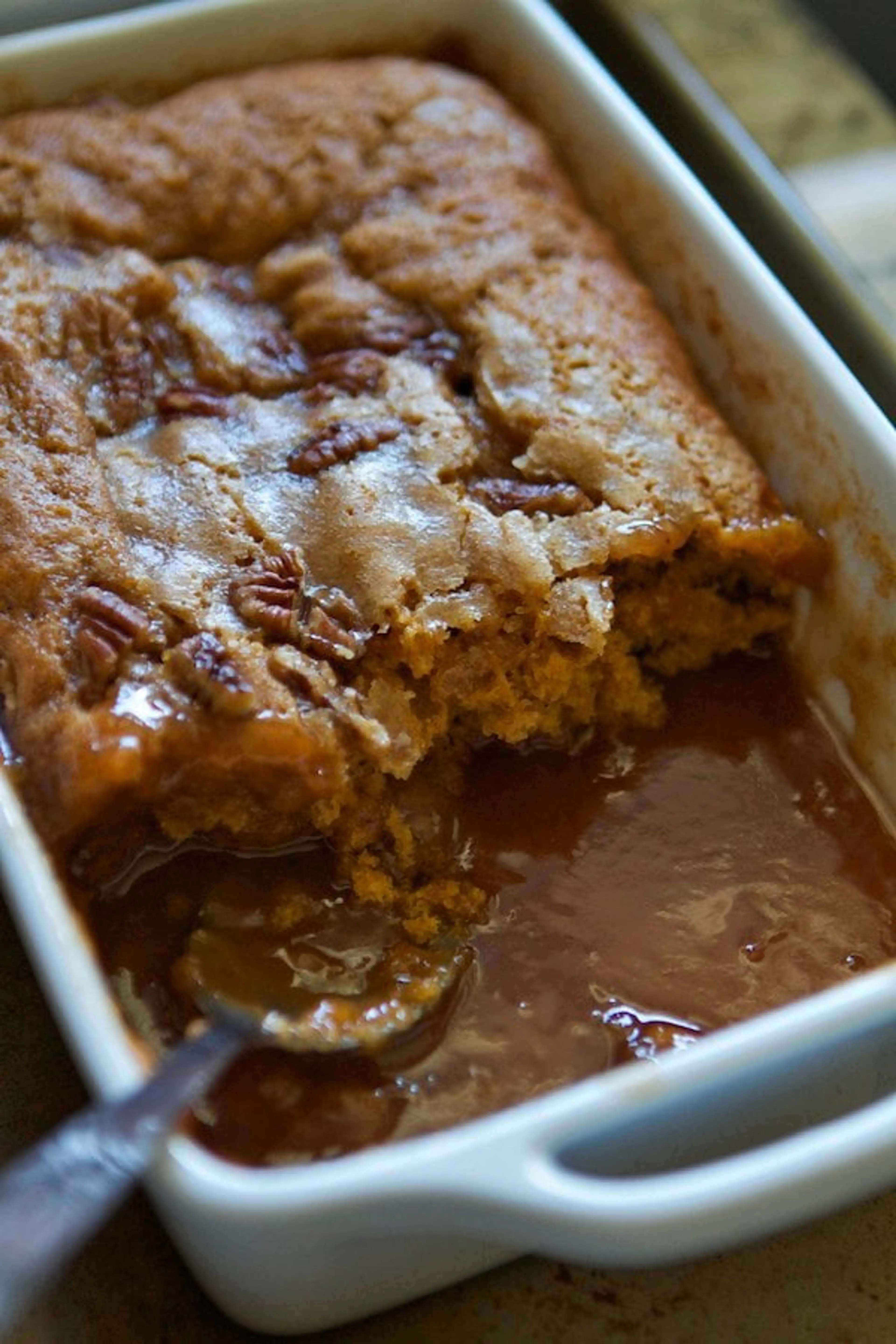 Pumpkin Pecan Cobbler