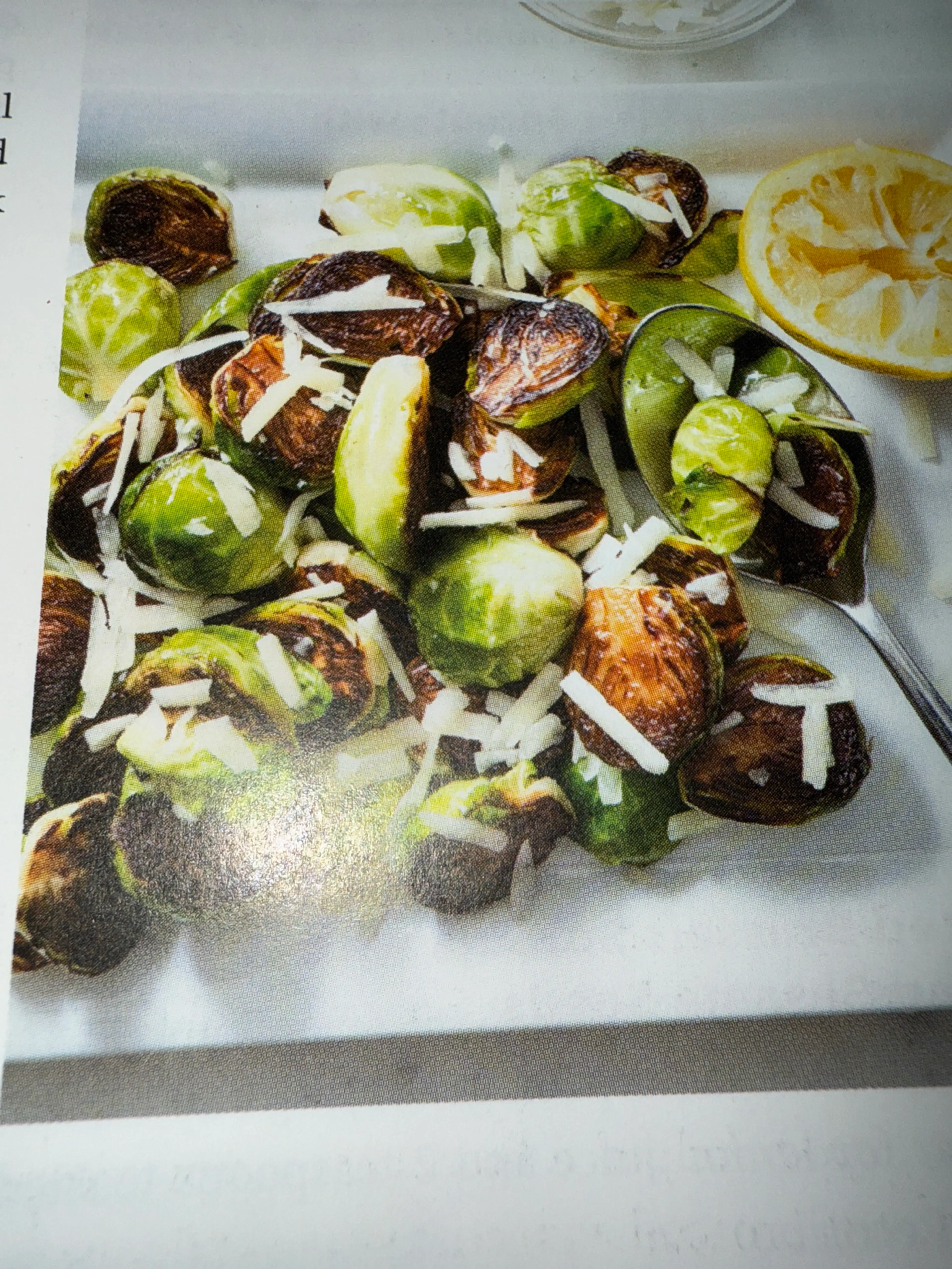 Skillet-Roasted Brussels Sprouts with Lemon and Pecorino Rom