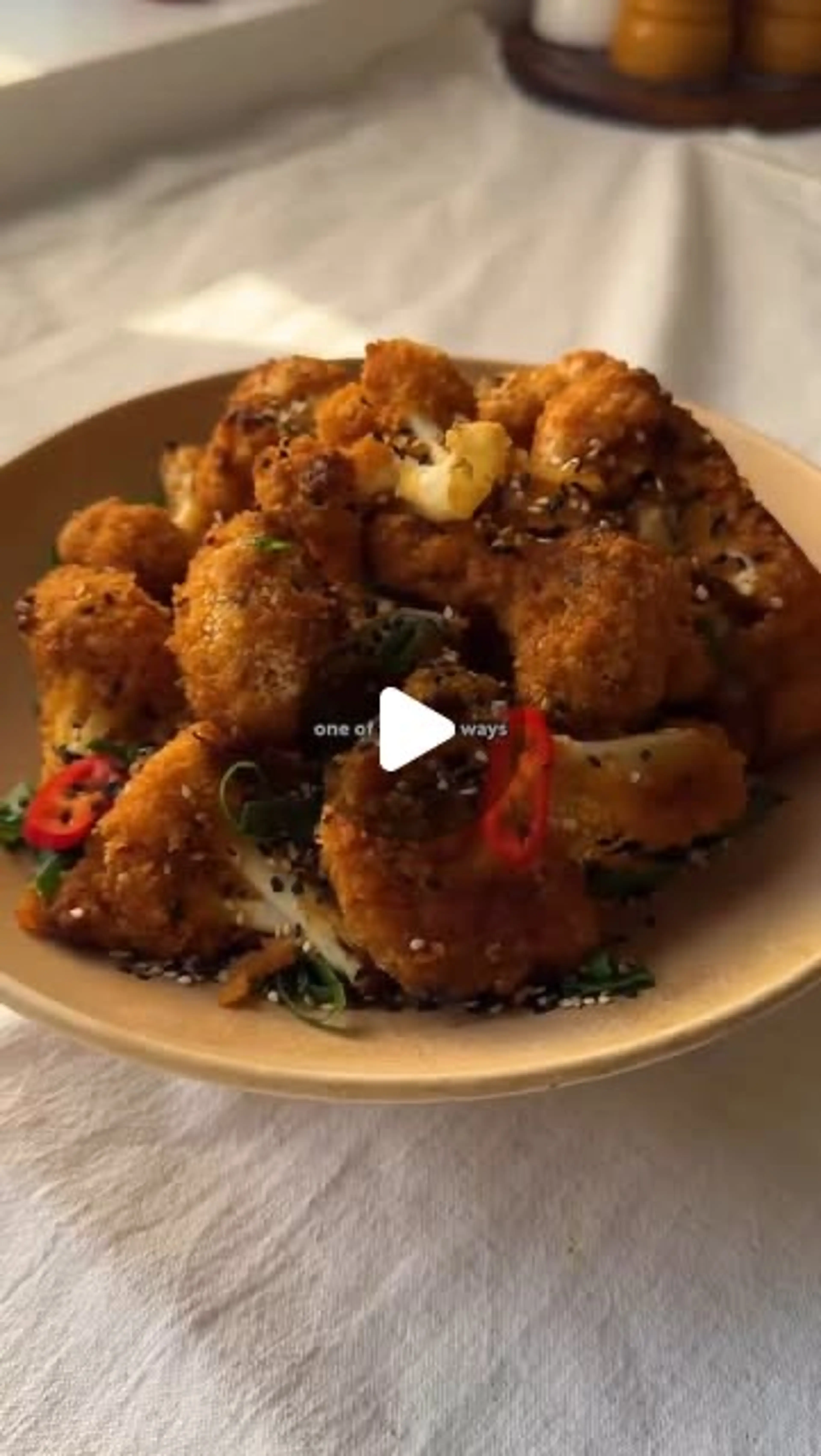 Crispy Bang Bang Cauliflower