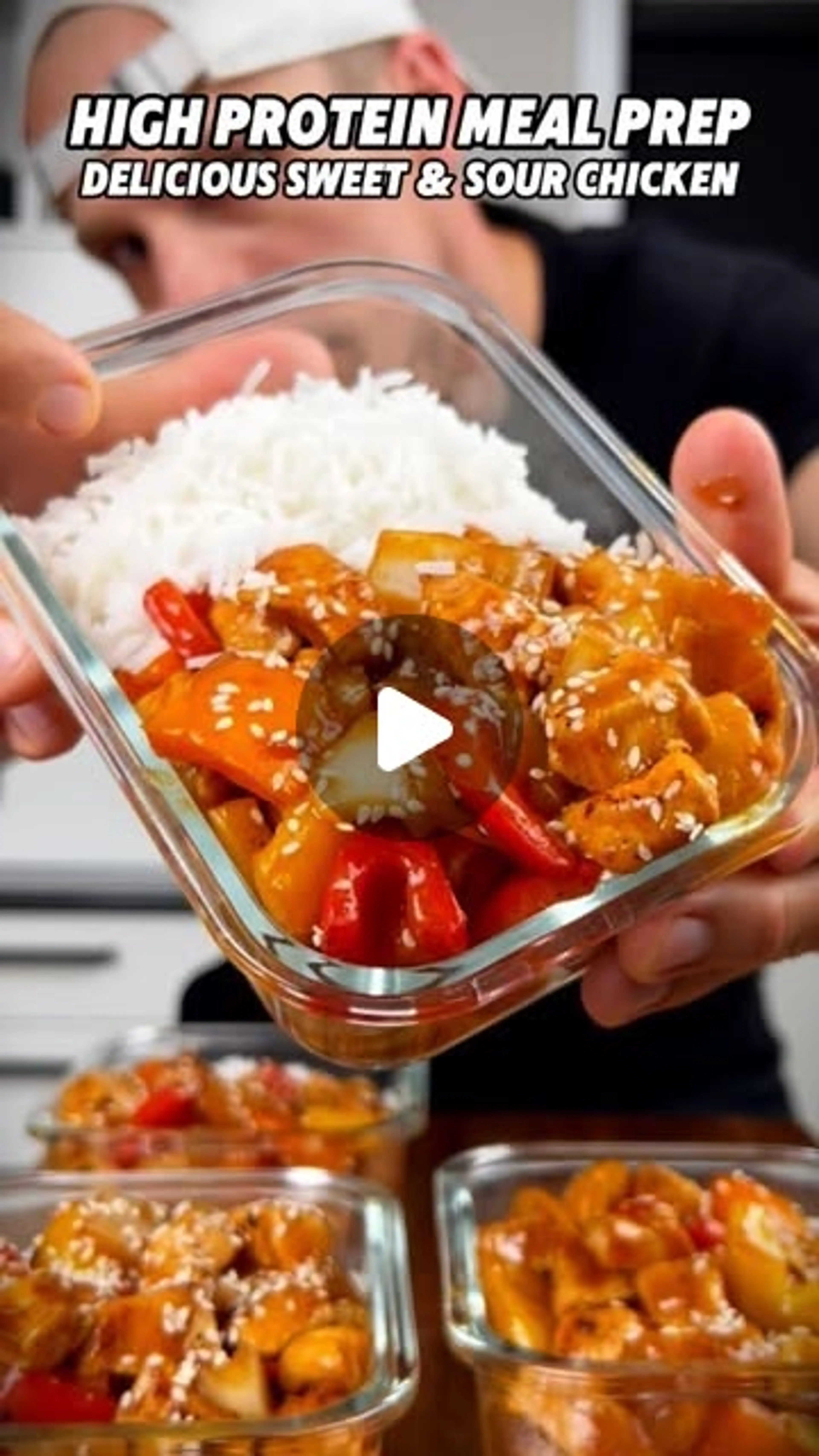 High Protein Sweet and Sour Chicken