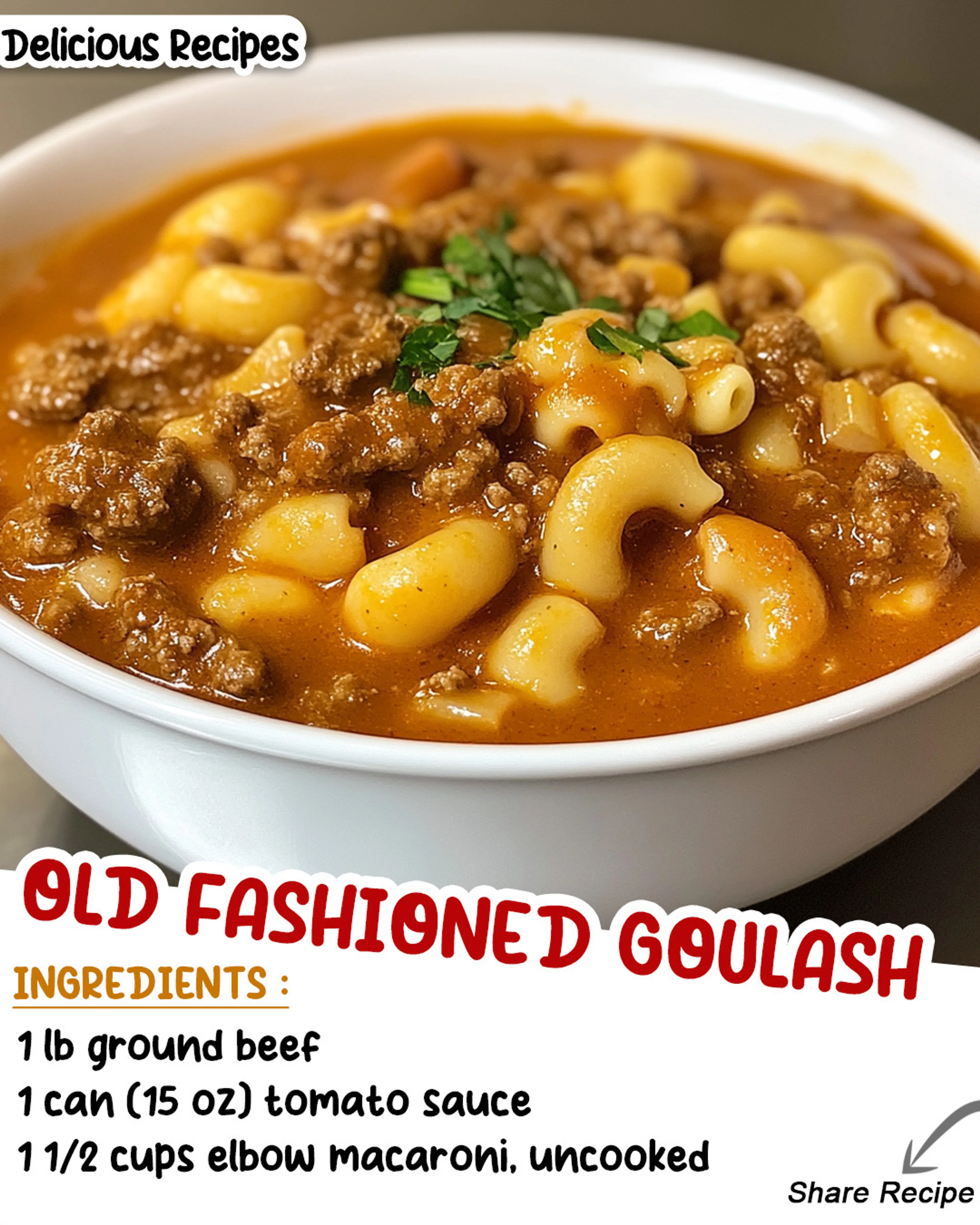Old Fashioned Goulash