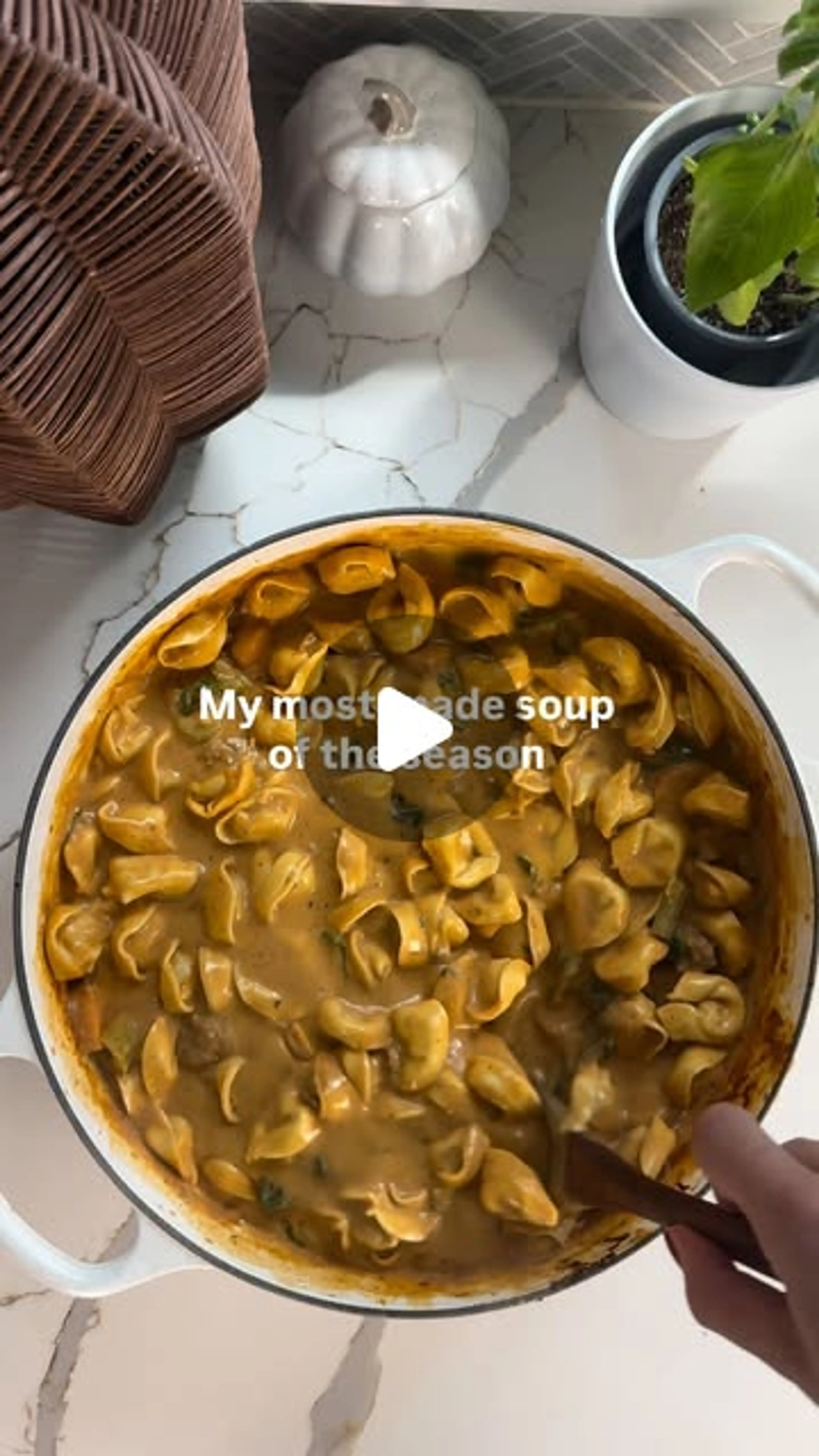 Fall Tortellini Soup