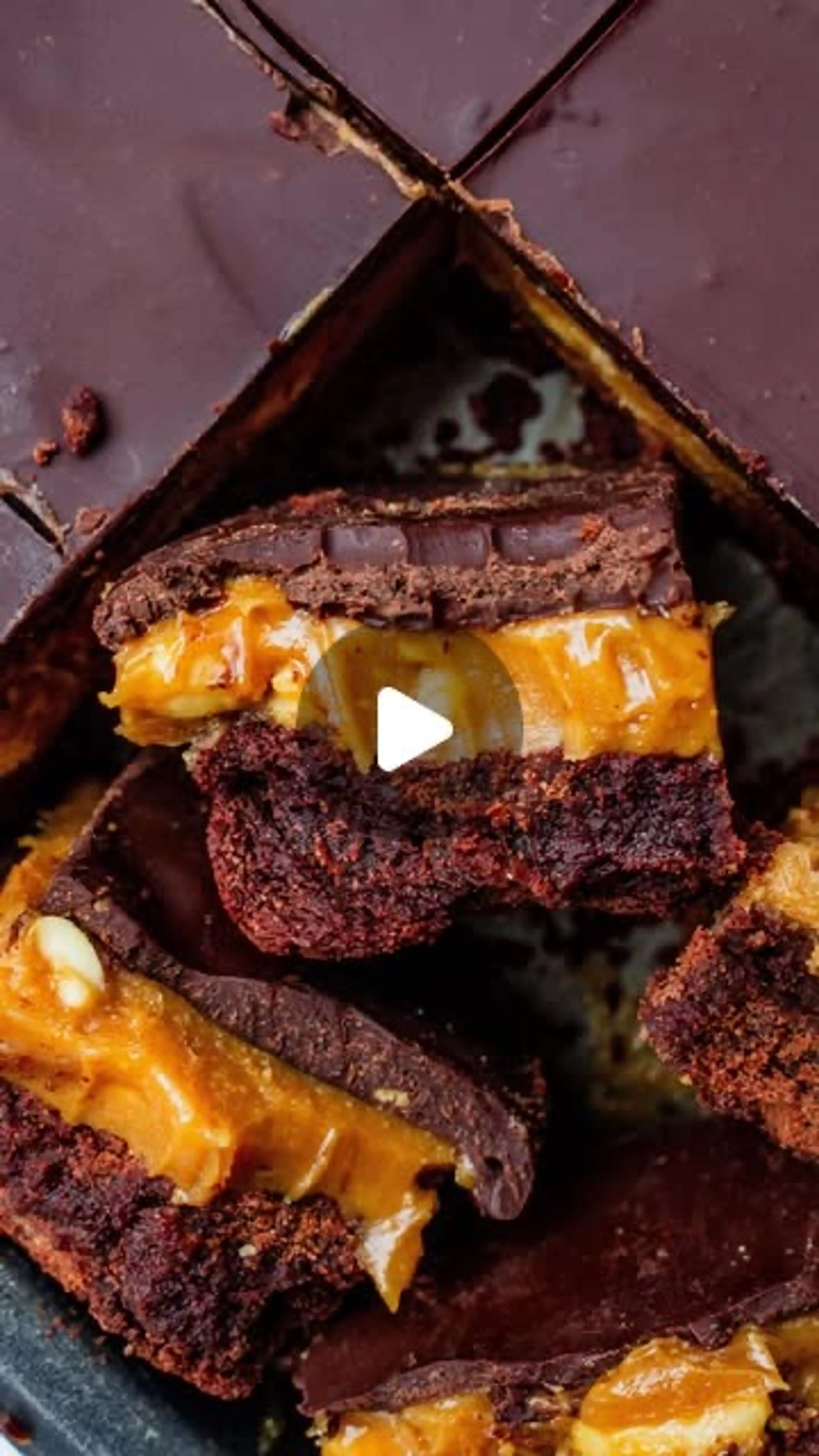 Snickers Brownie Slab