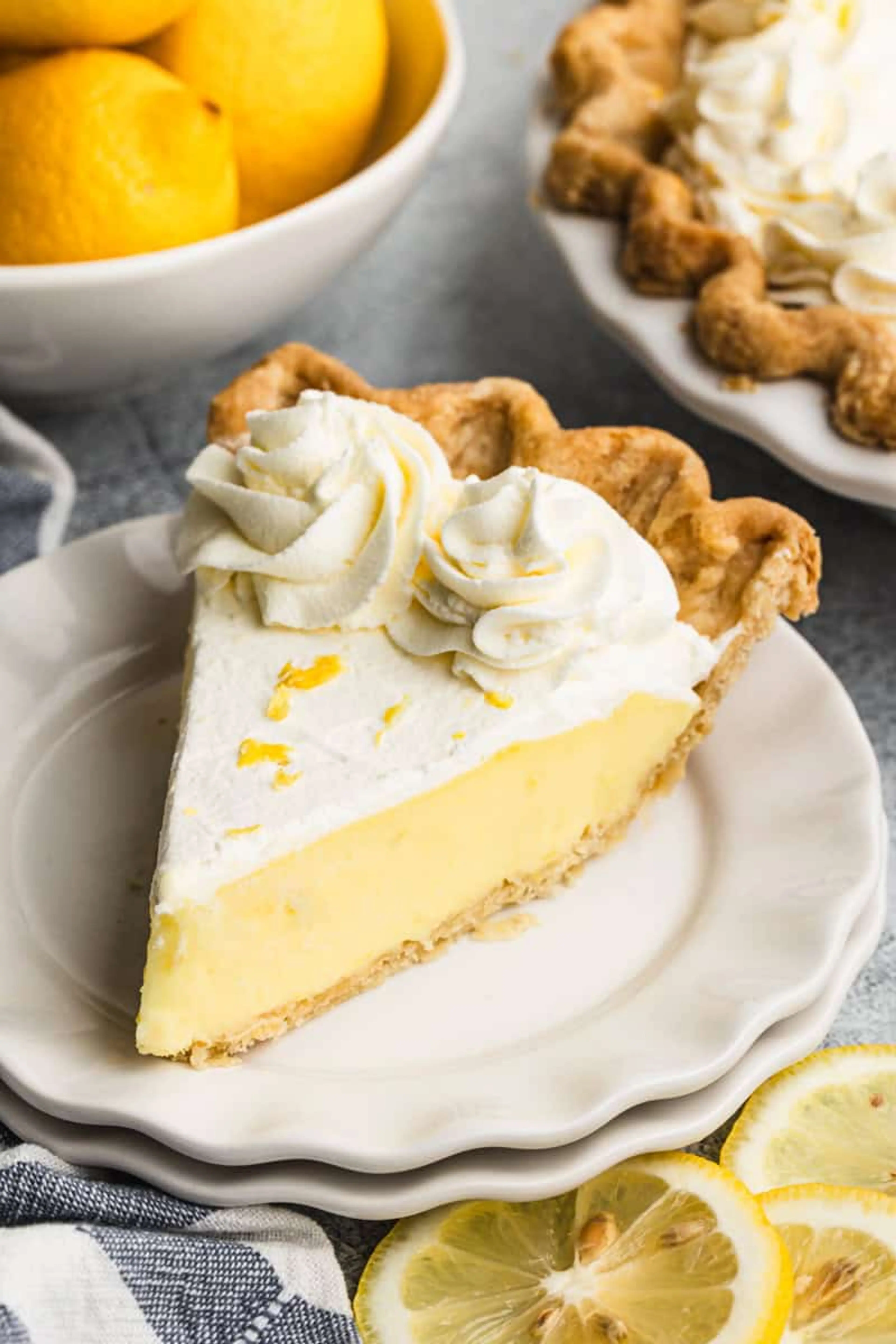 Lemon Sour Cream Pie