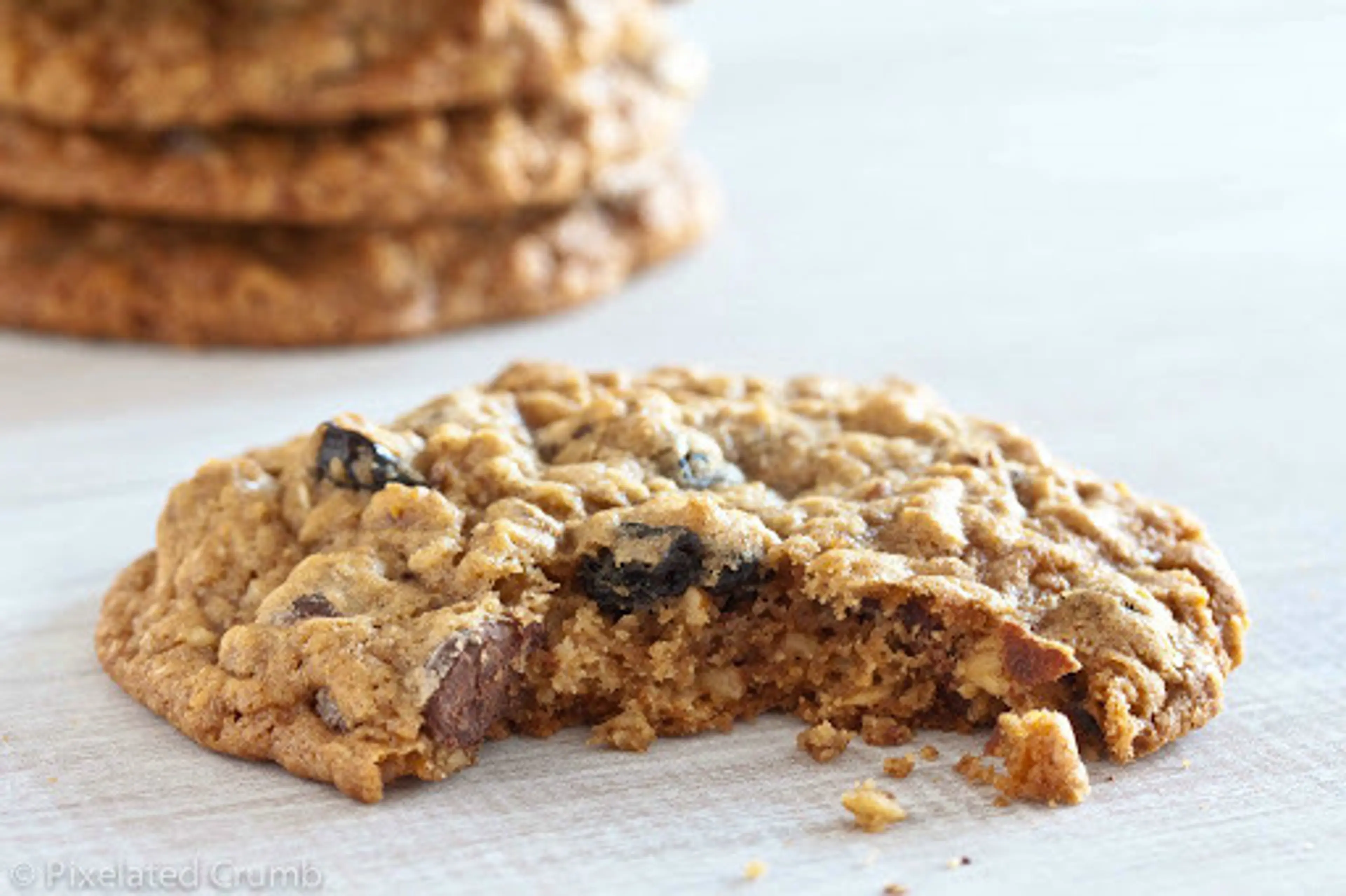 Chocolate Chunk Oatmeal, Pecans & Dried Cherries Cookies (AT