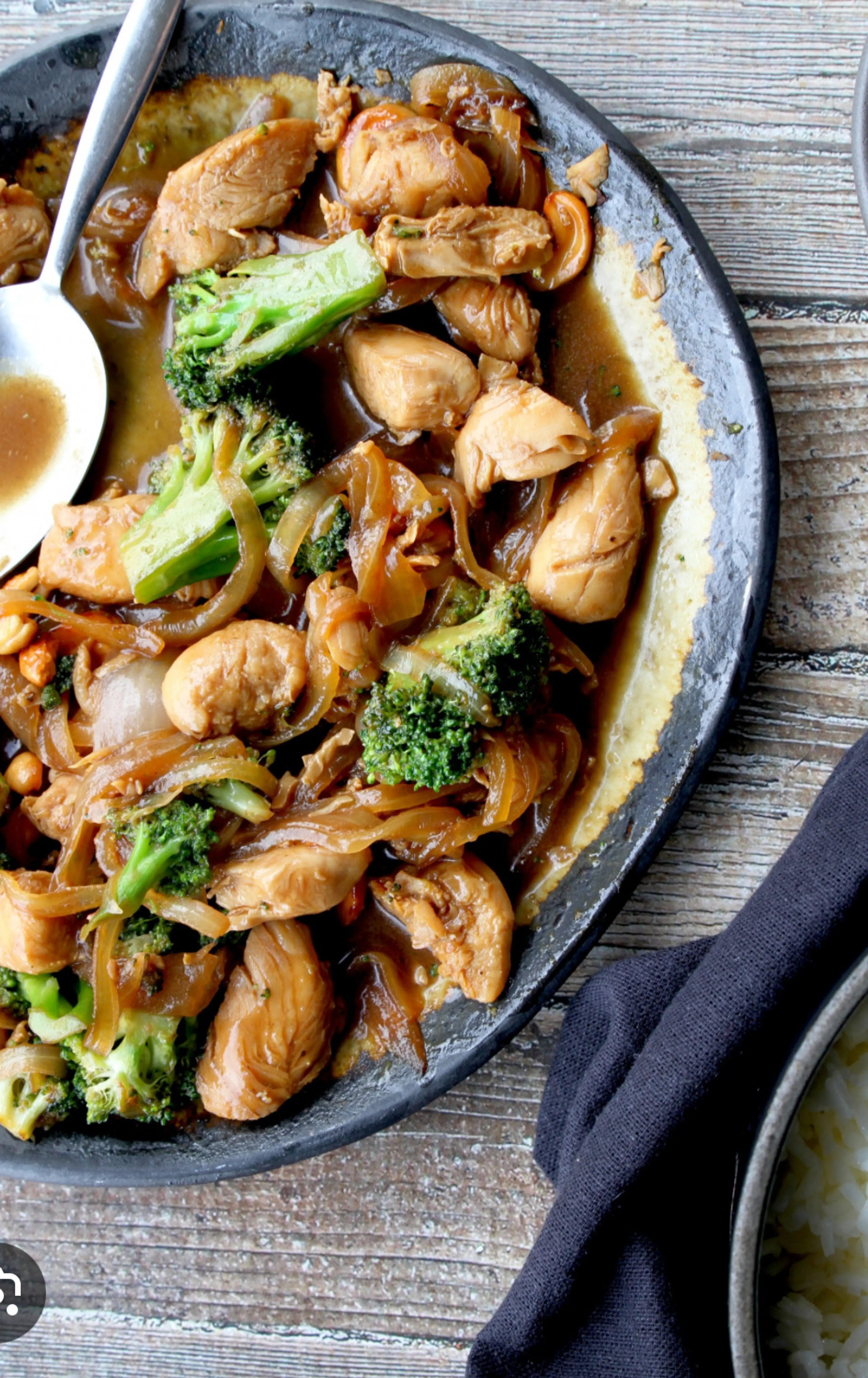 Orange Cashew Chicken And Rice