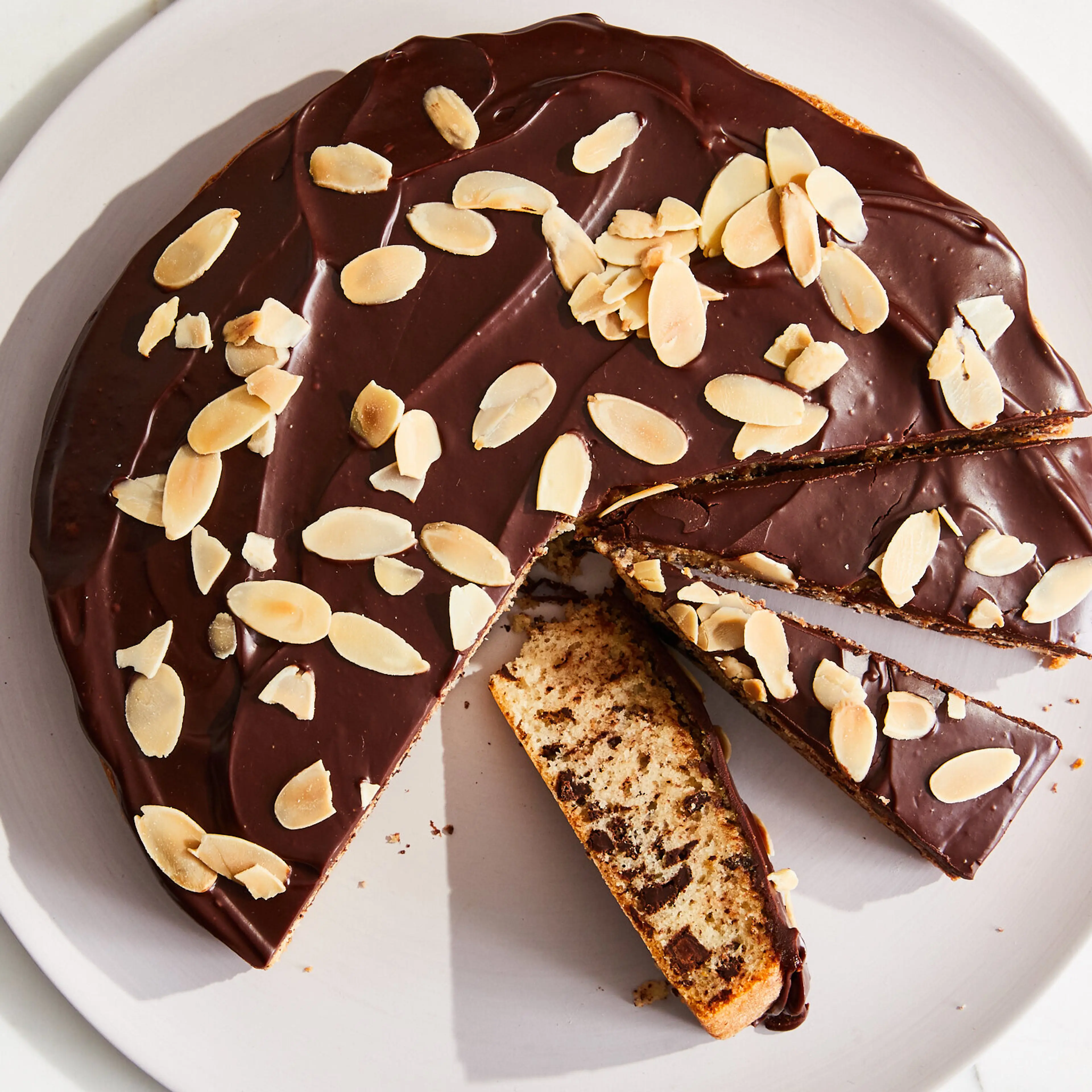 Chocolate and Almond Tiger Cake