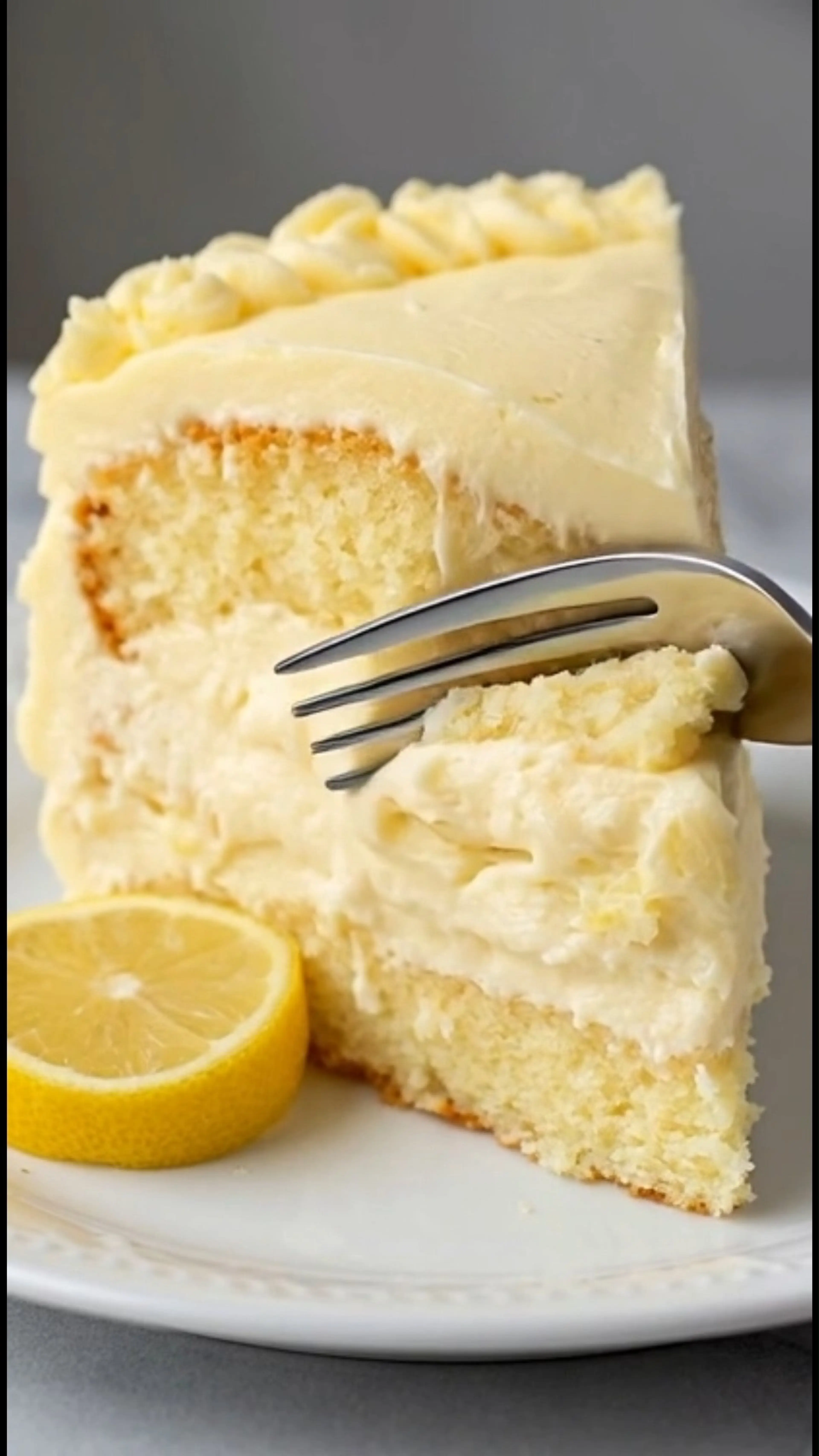 Lemon Cream Layer Cake | Soft, Creamy & Full of Bright Citru