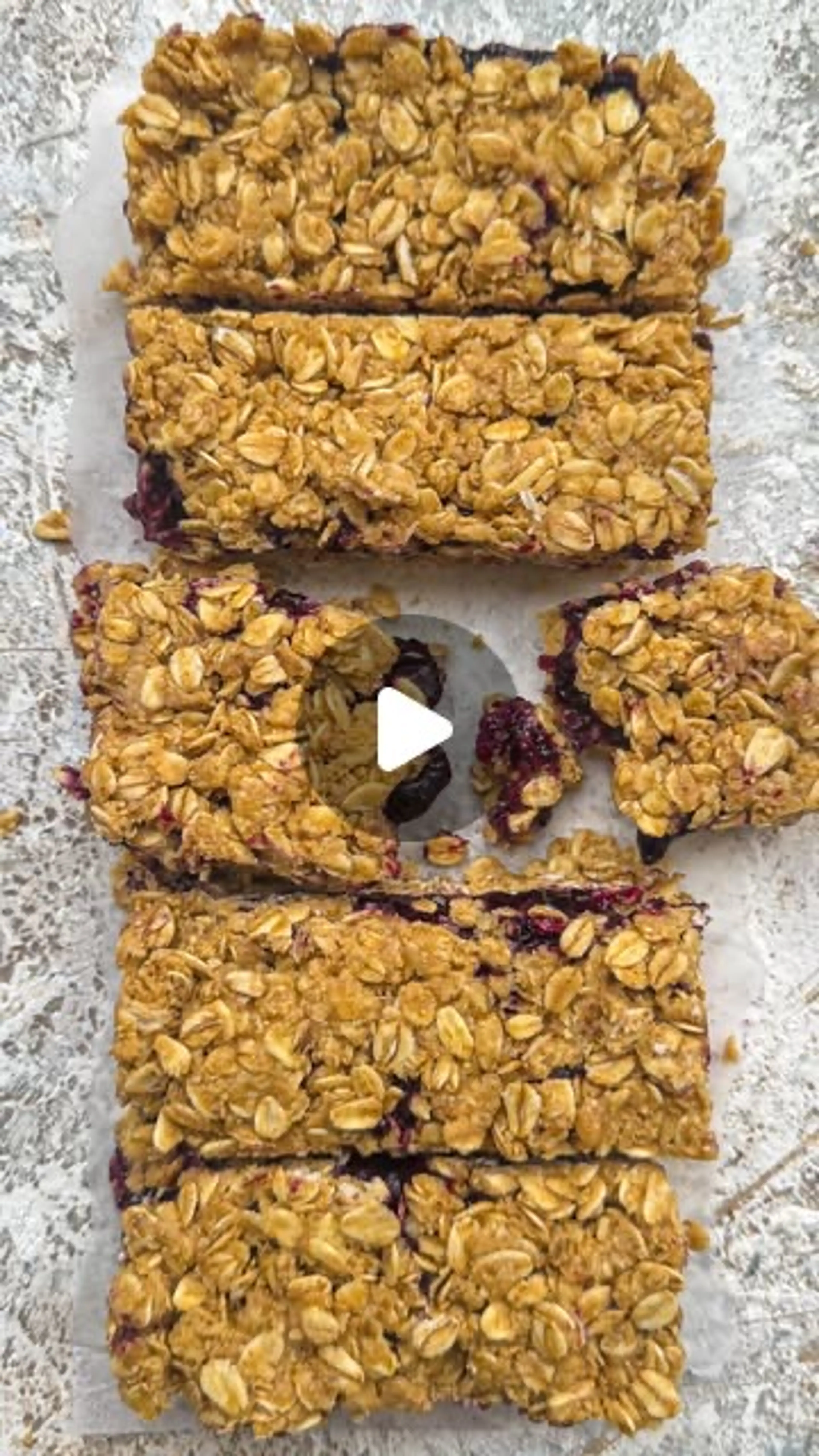 Blueberry Oat Bars