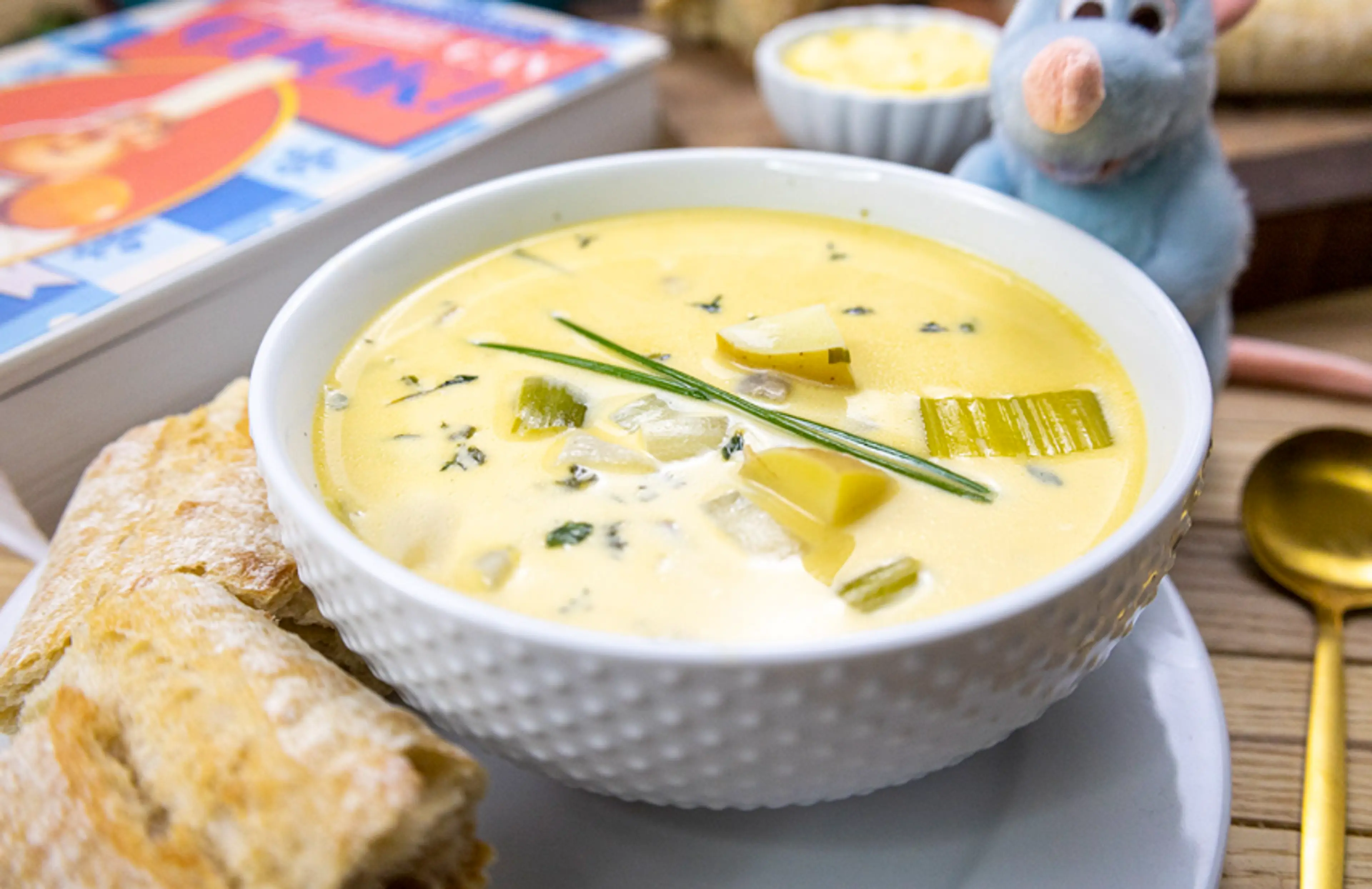 Remy’s Potato & Leek Soup Inspired by Ratatouille