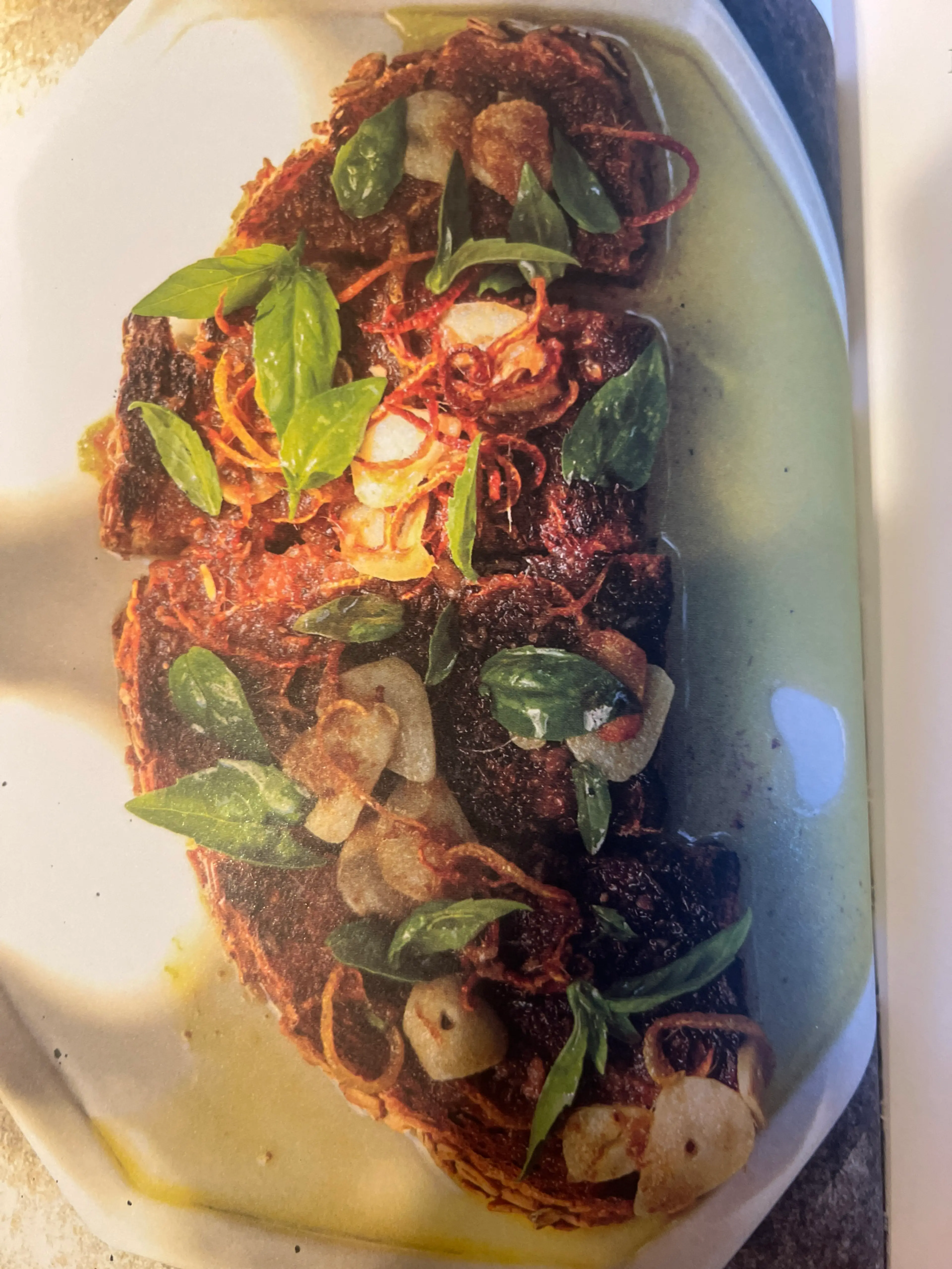 Melted Anchovy Toast