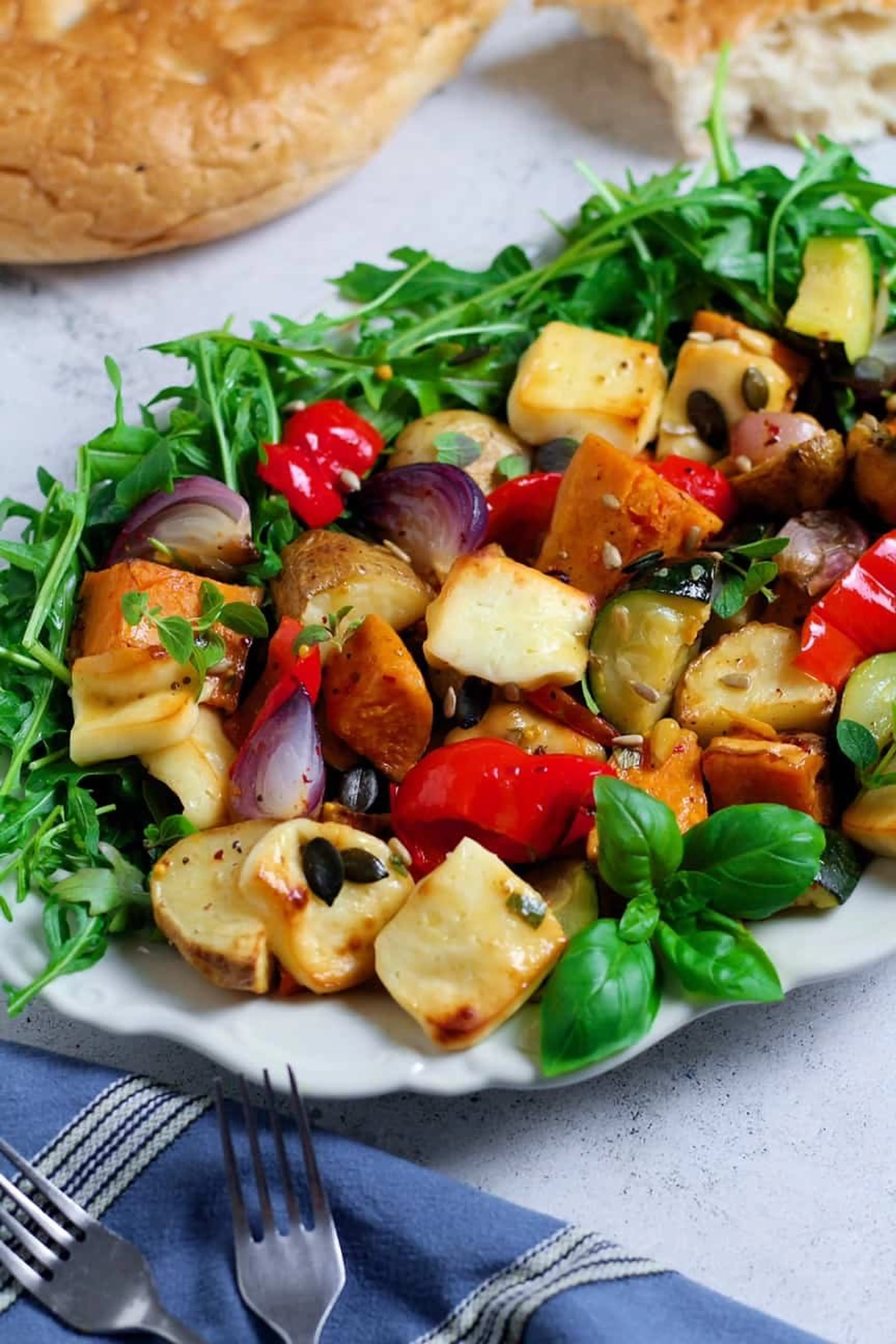 Summer Roast Vegetable Salad