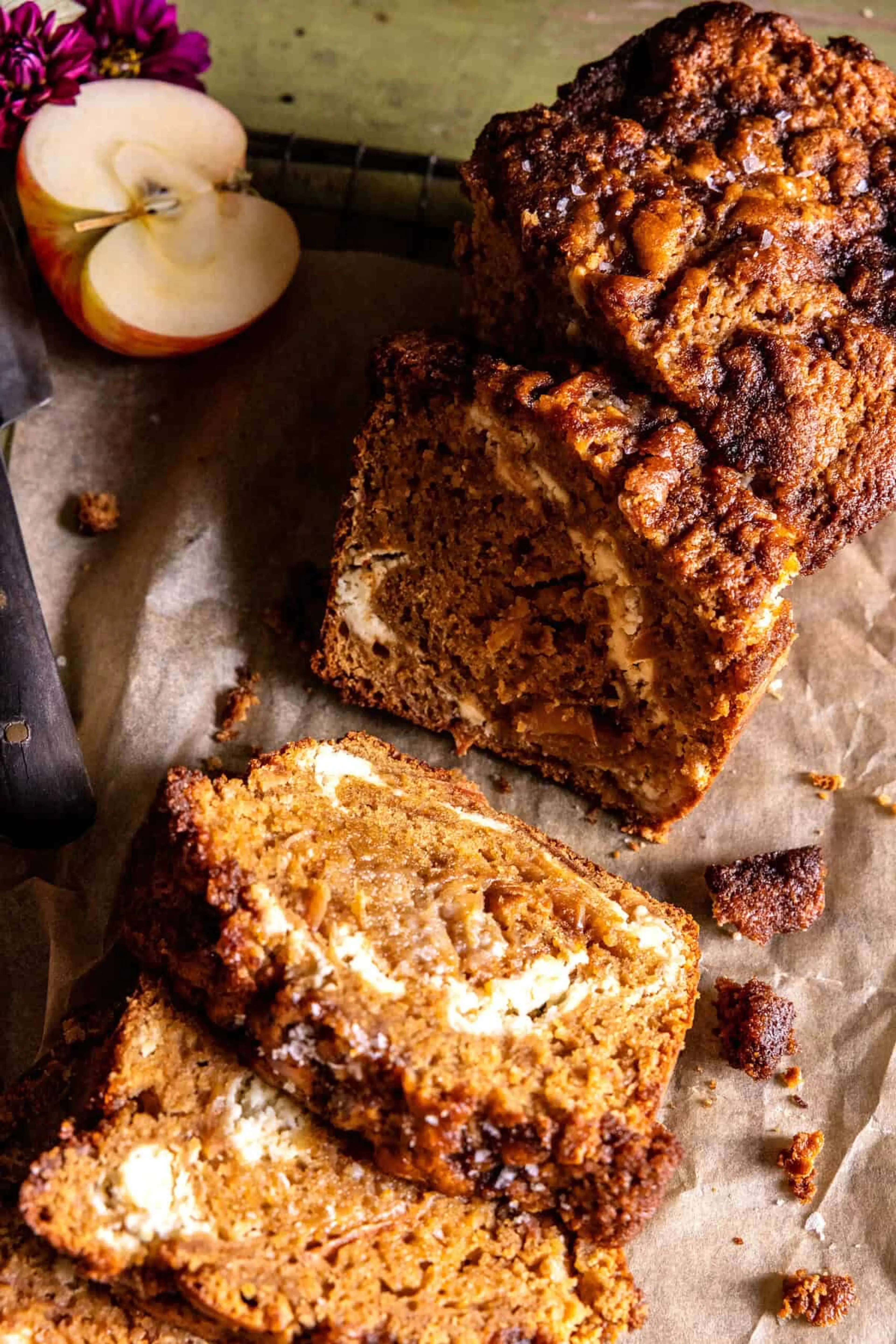 Chai Spiced Apple Butter Muffin Bread