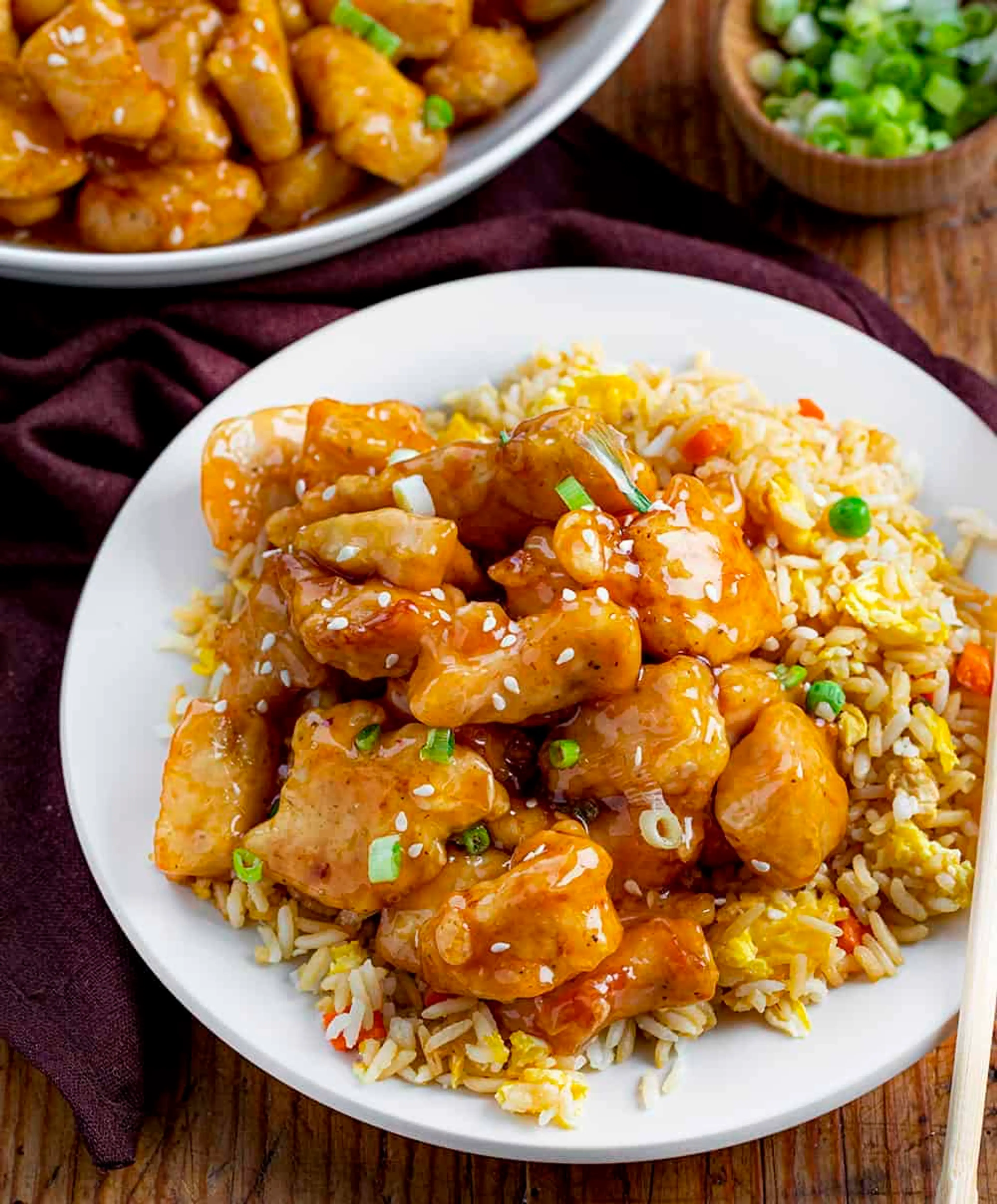 Sweet and Sour Chicken or Pork