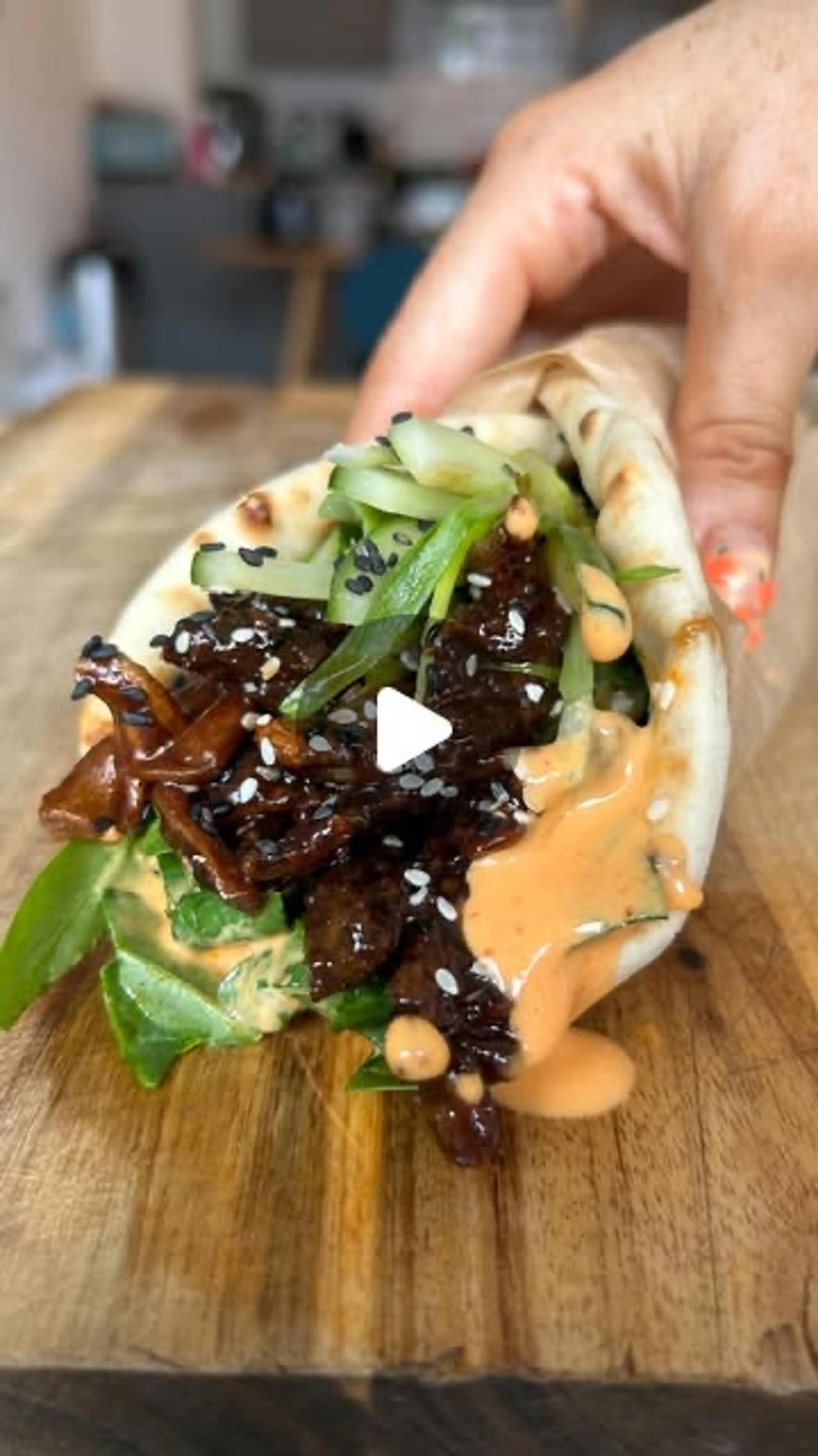 Hoisin ‘duck’ Wrap