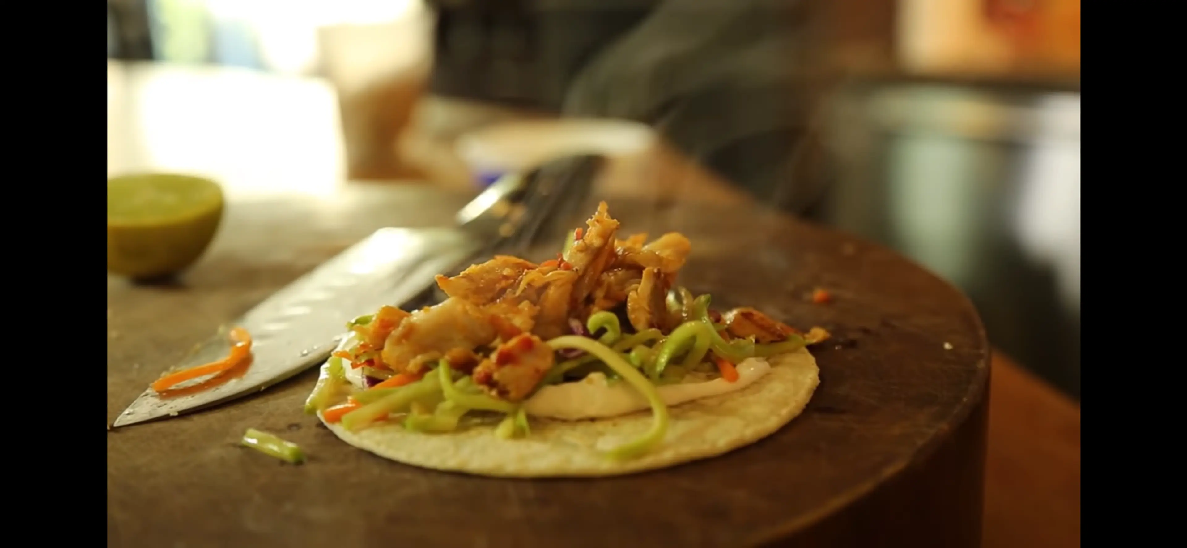 Asian Chicken Tacos