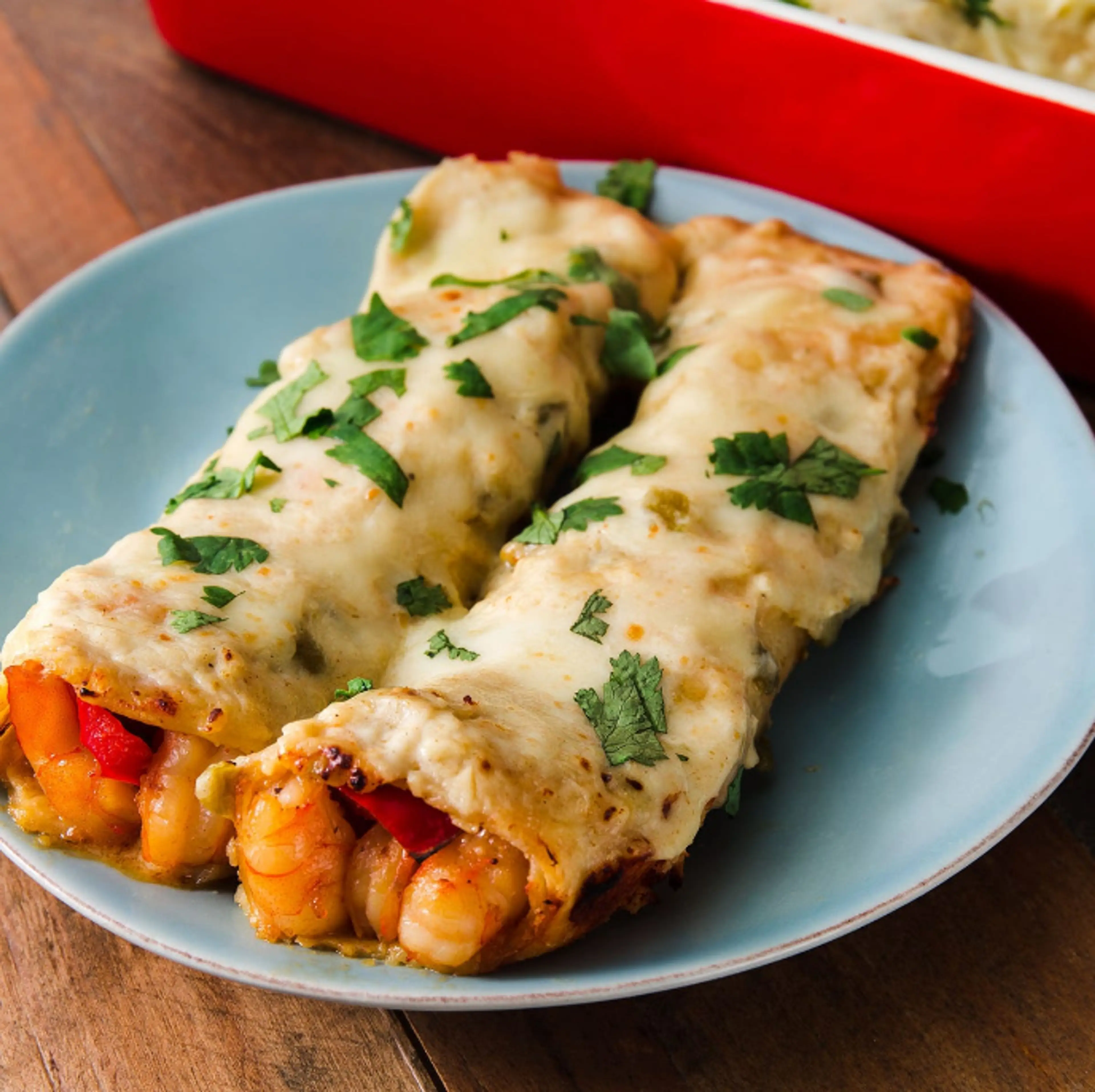 Shrimp Enchiladas