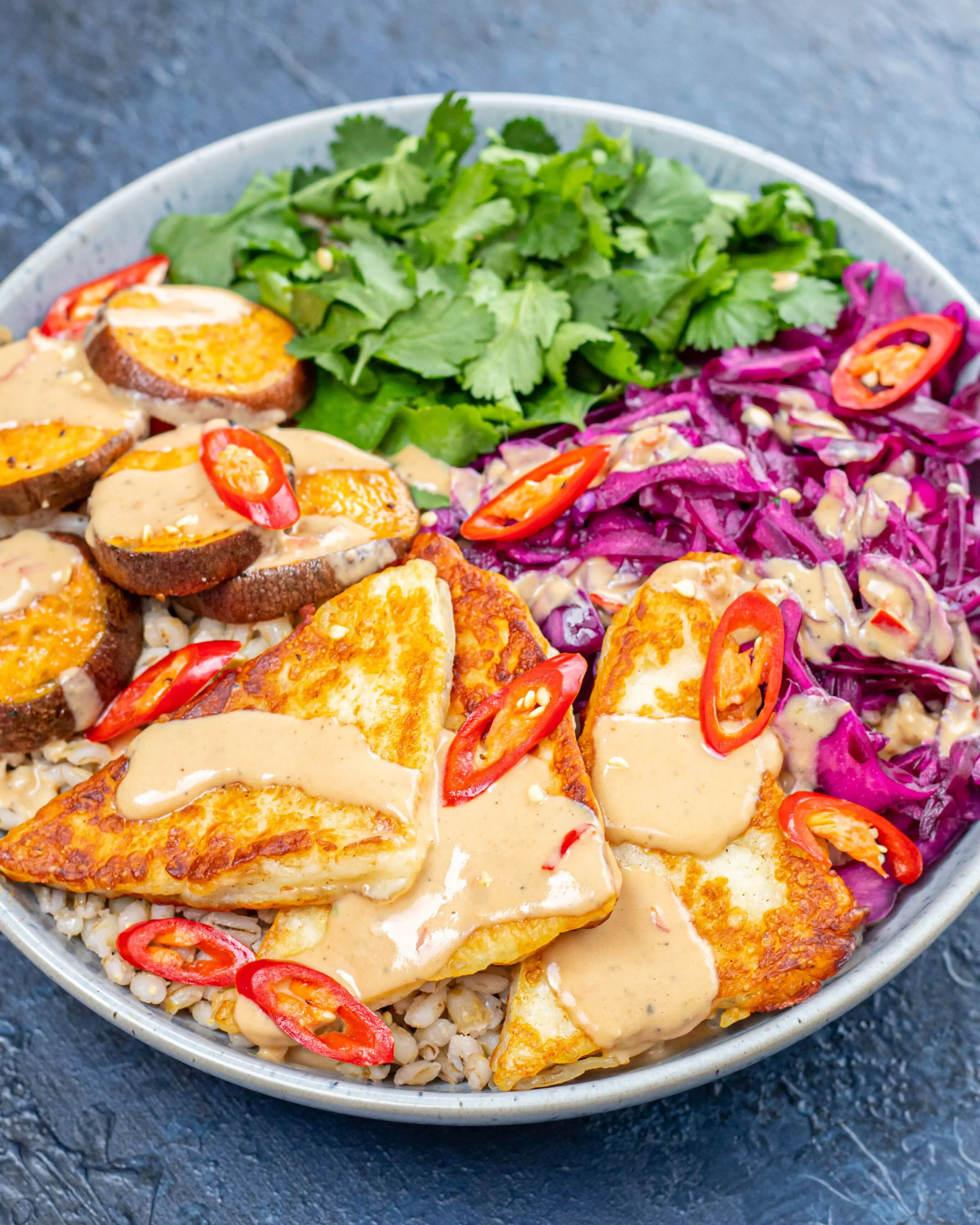 Halloumi Buddha Bowl