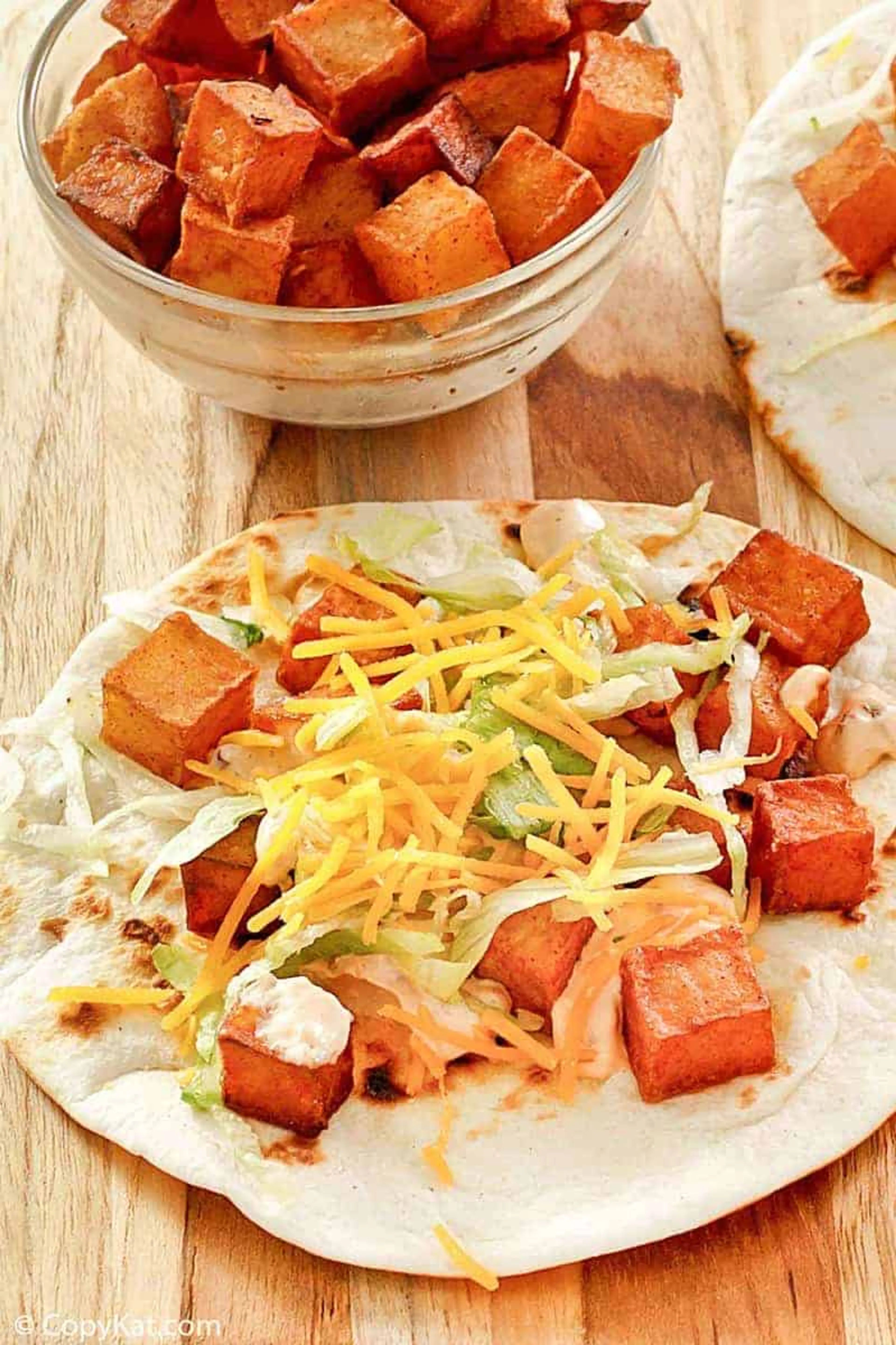 Taco Bell Spicy Potato Soft Taco