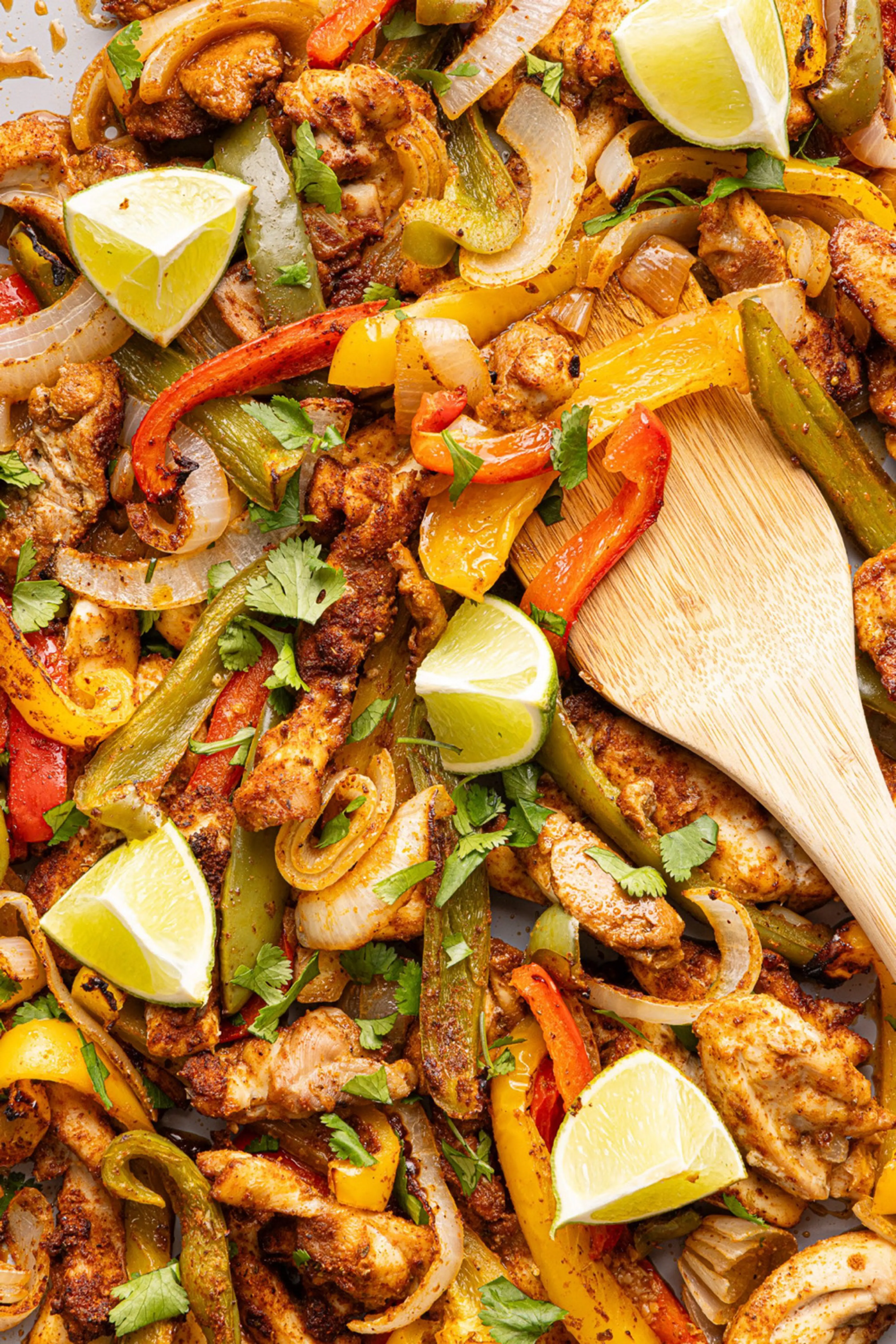 Easy Sheet Pan Chicken Fajitas