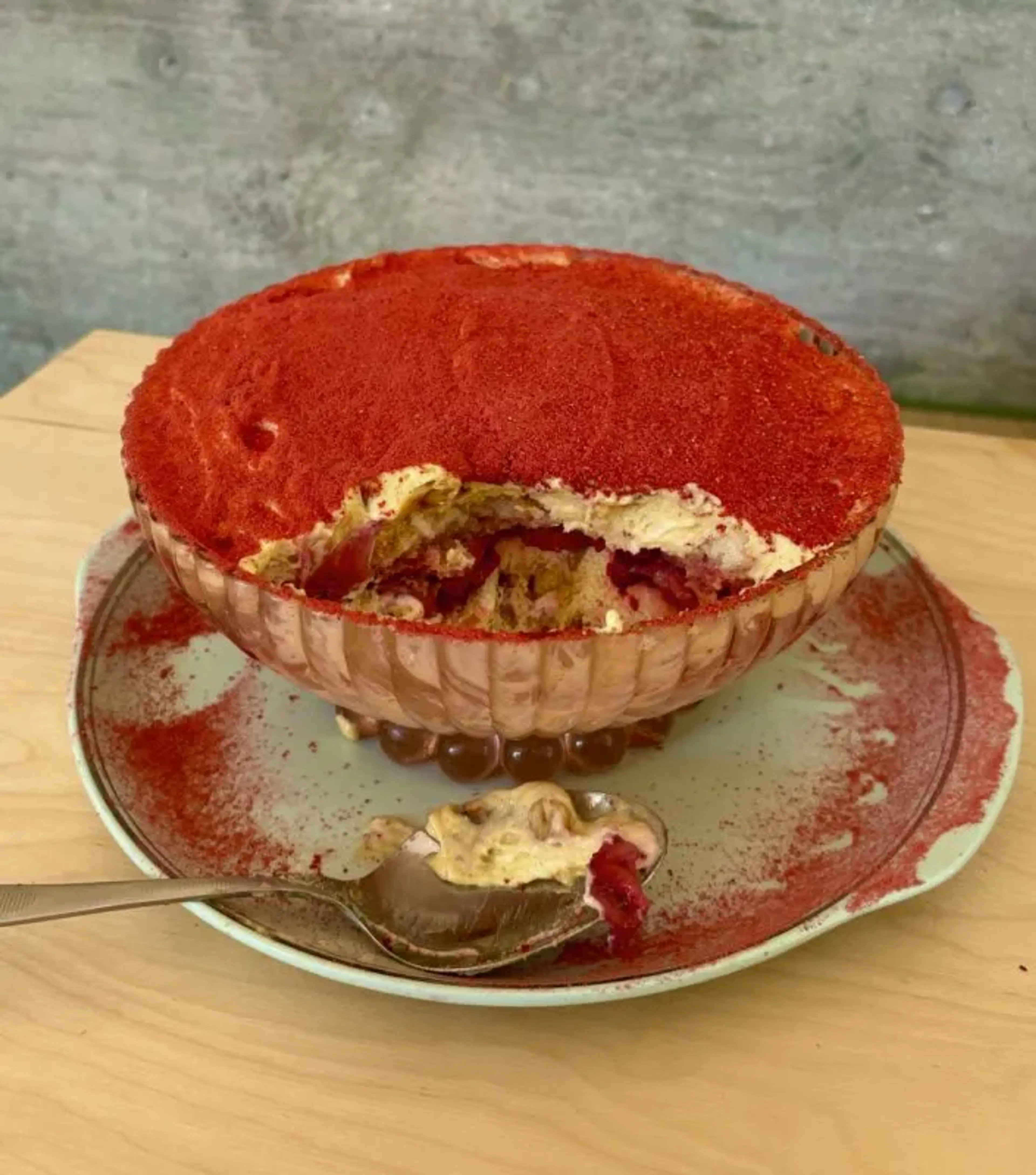 Strawberry Praline Triflemisu