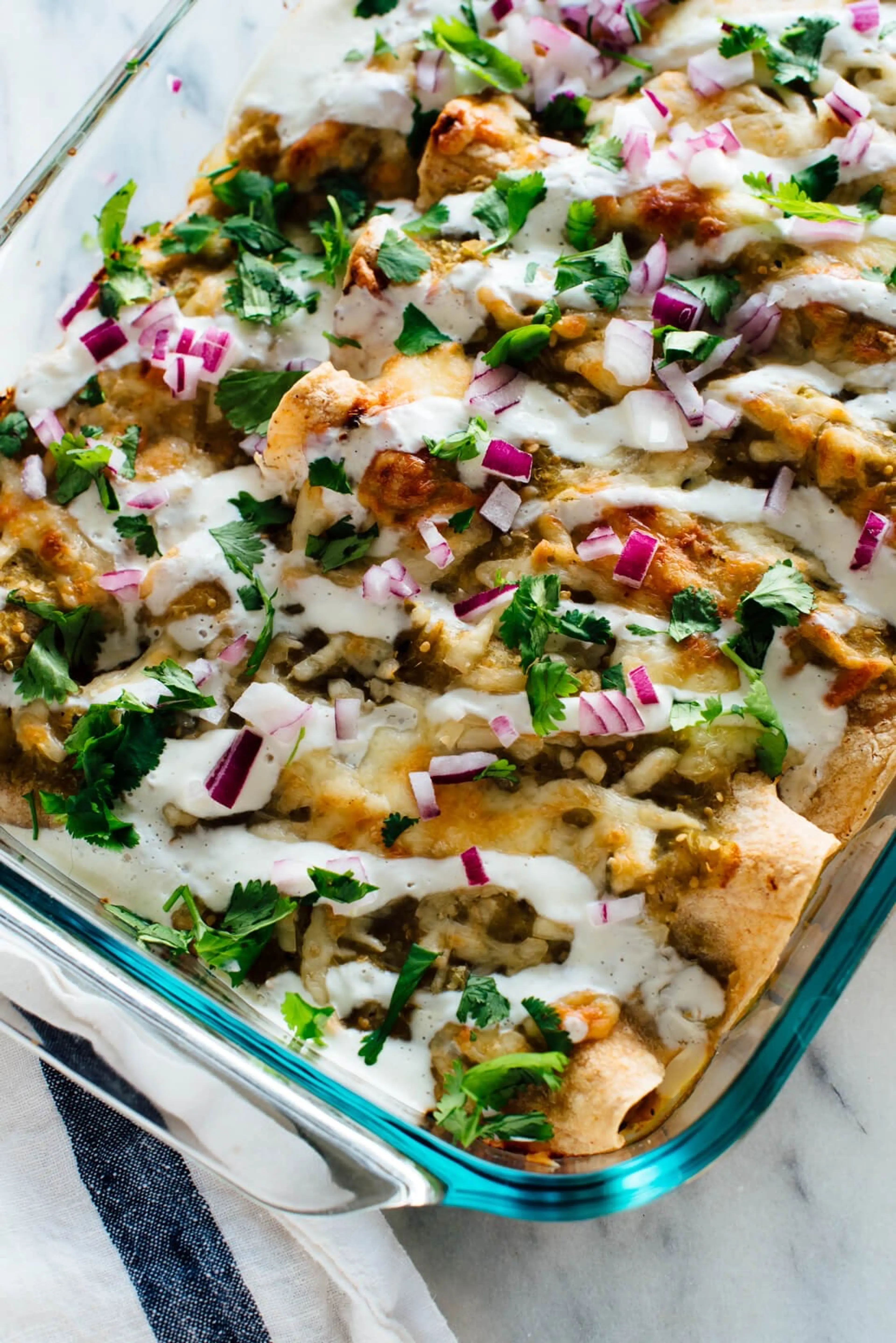 Black Bean Sweet Potato Enchiladas