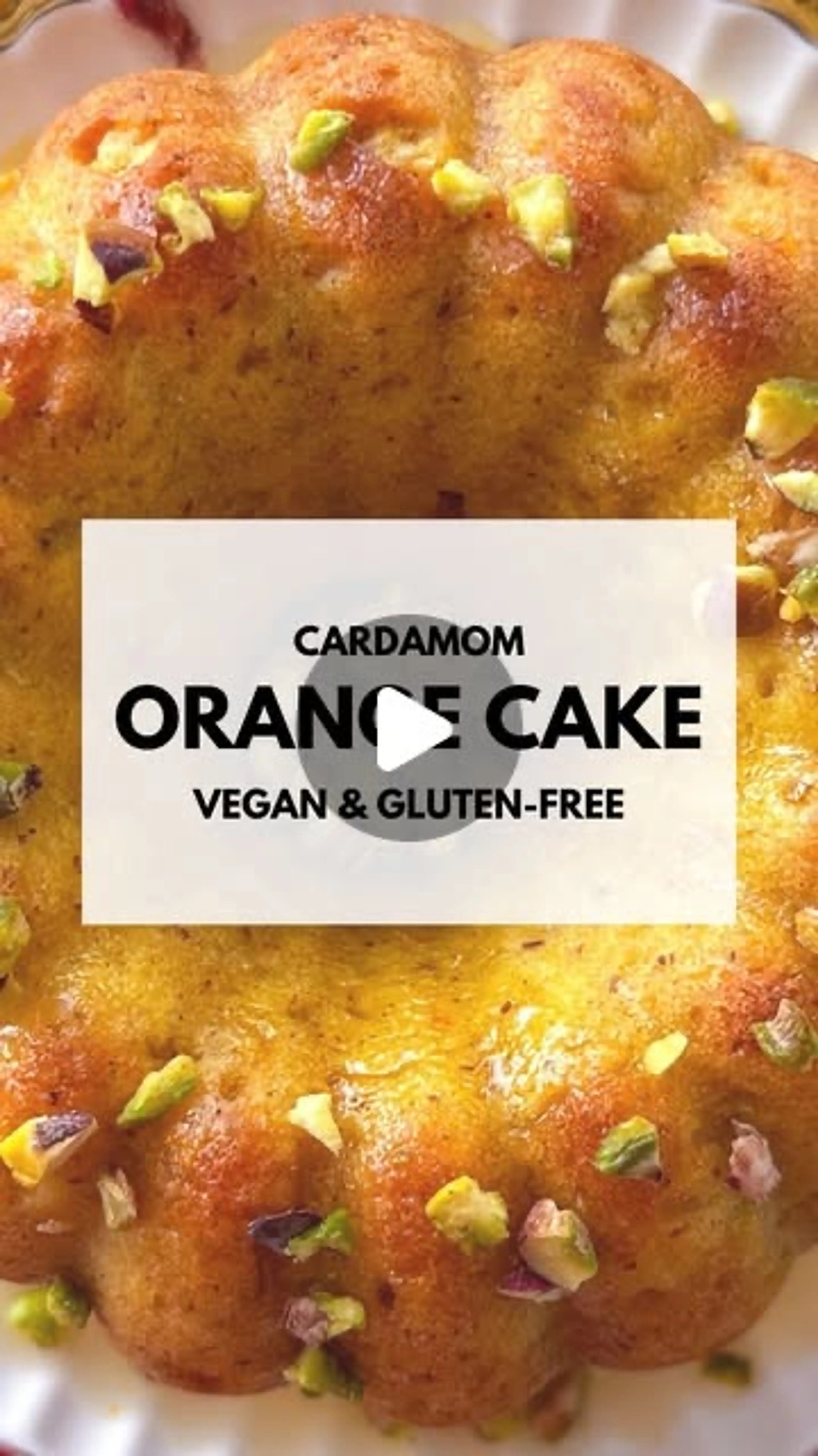 Whole Orange & Cardamom Blender Cake