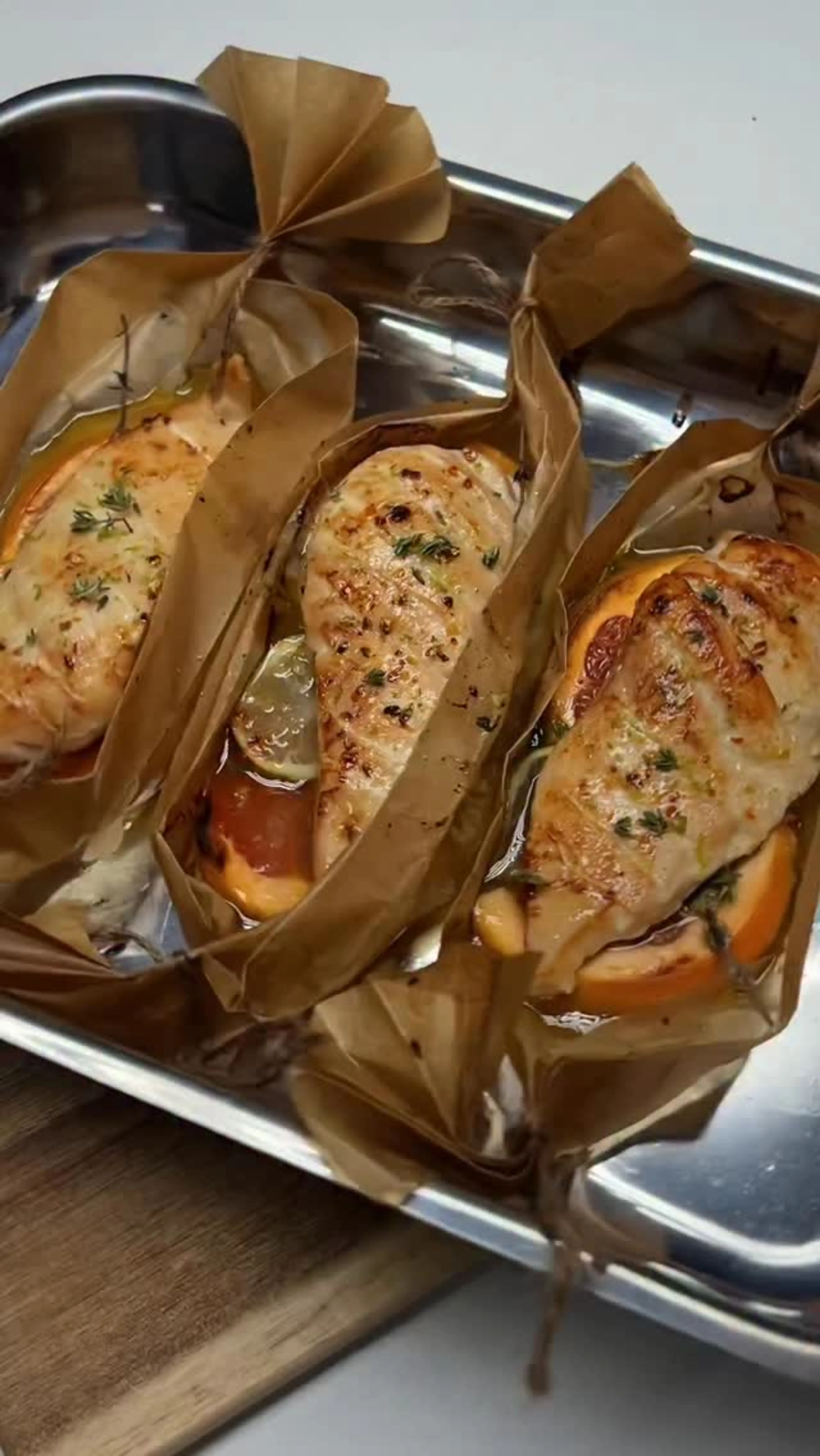 Citrus Honey Chicken Boats