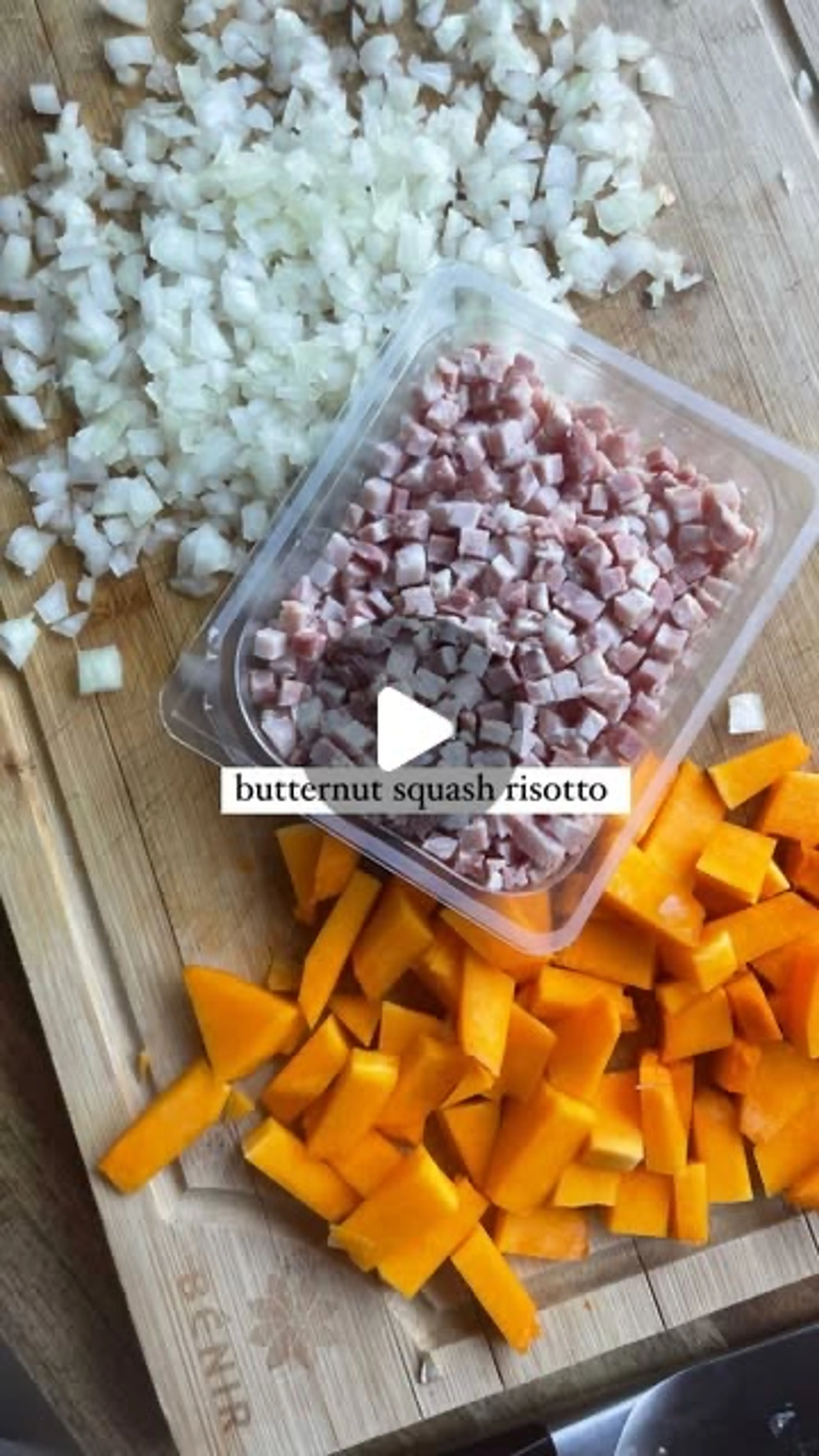 Butternut & Pancetta Risotto