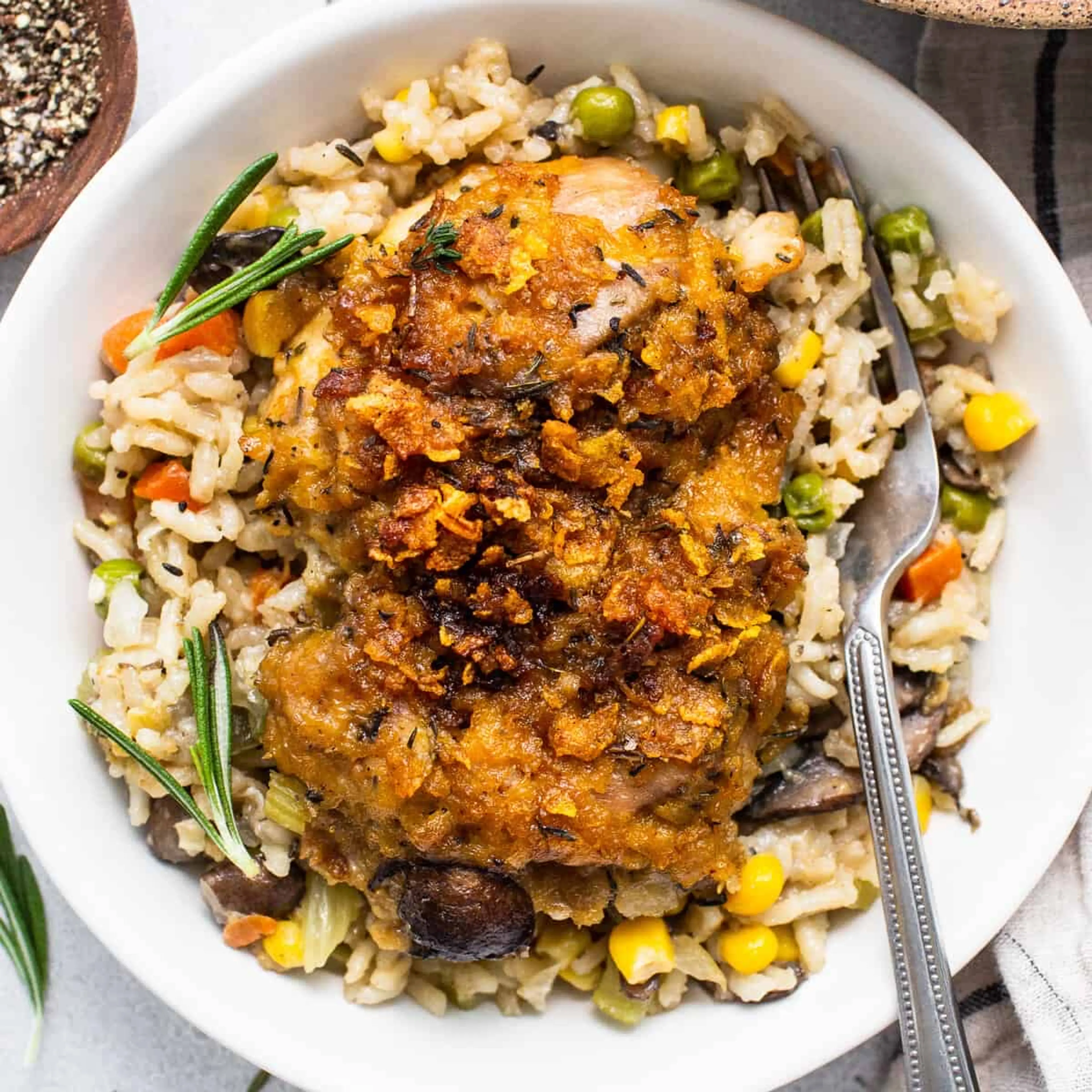 Chicken Pot Pie Skillet