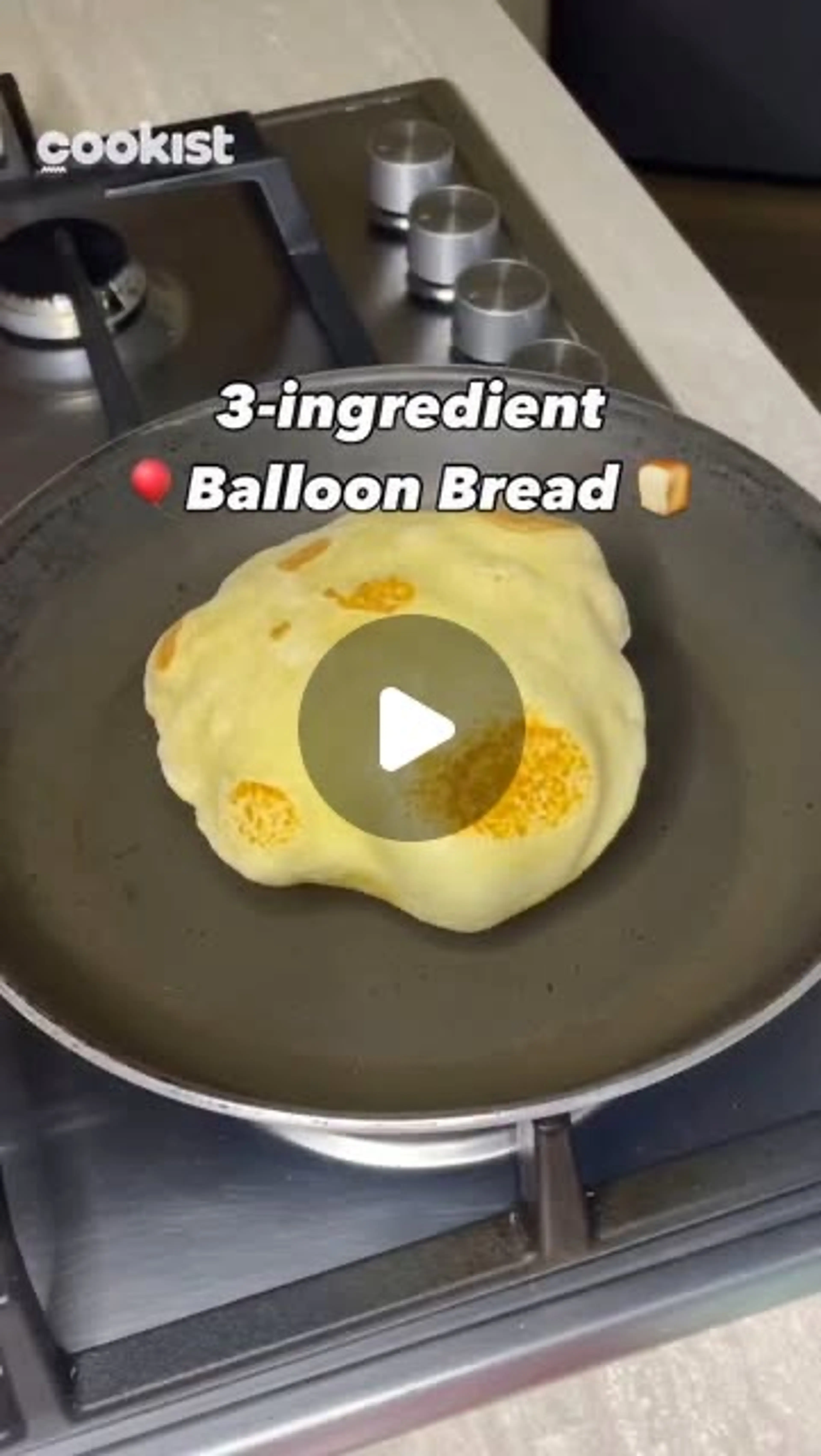 4 Ingredient Balloon Bread
