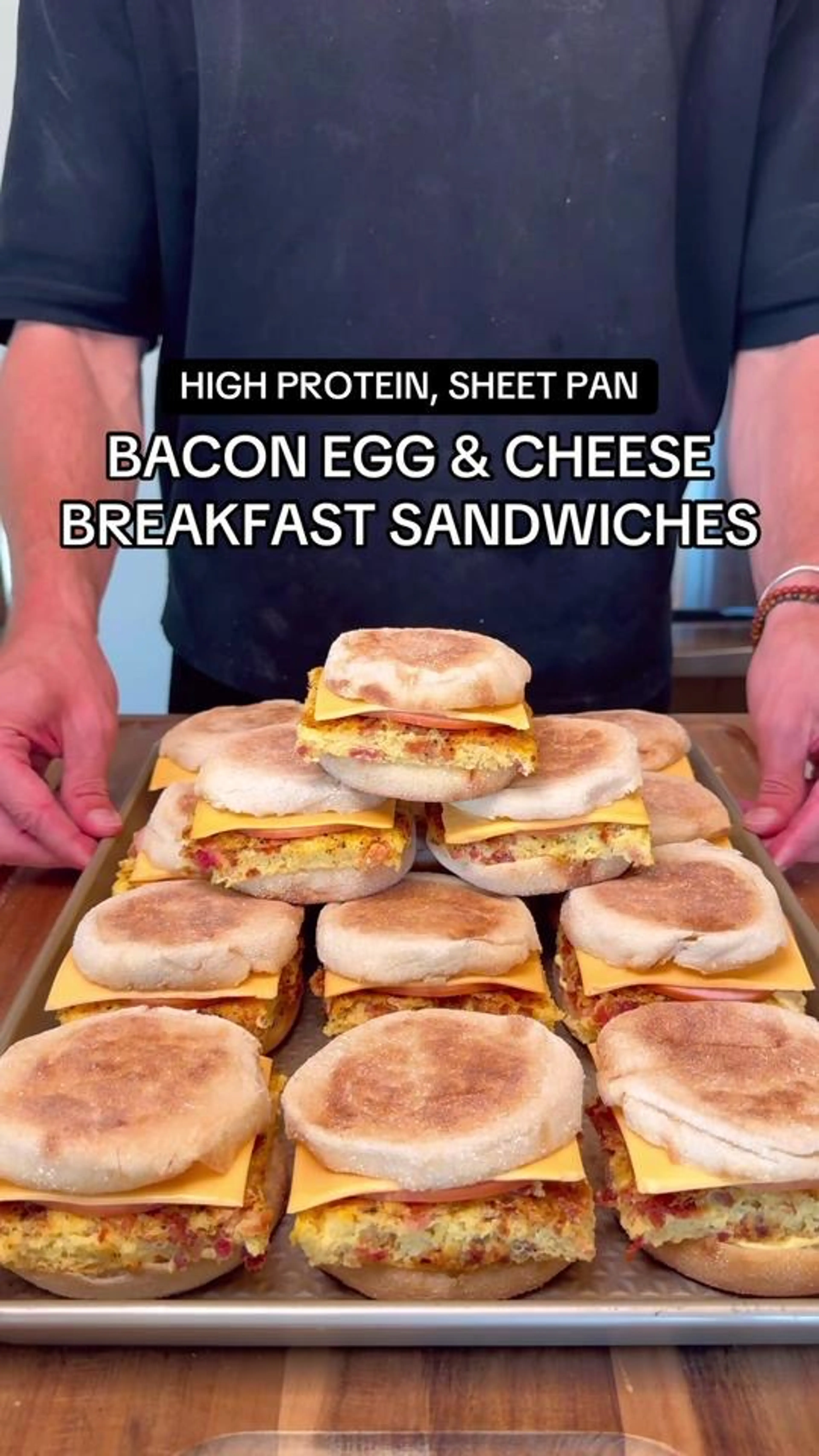 Sheet Pan Breakfast Sandwiches