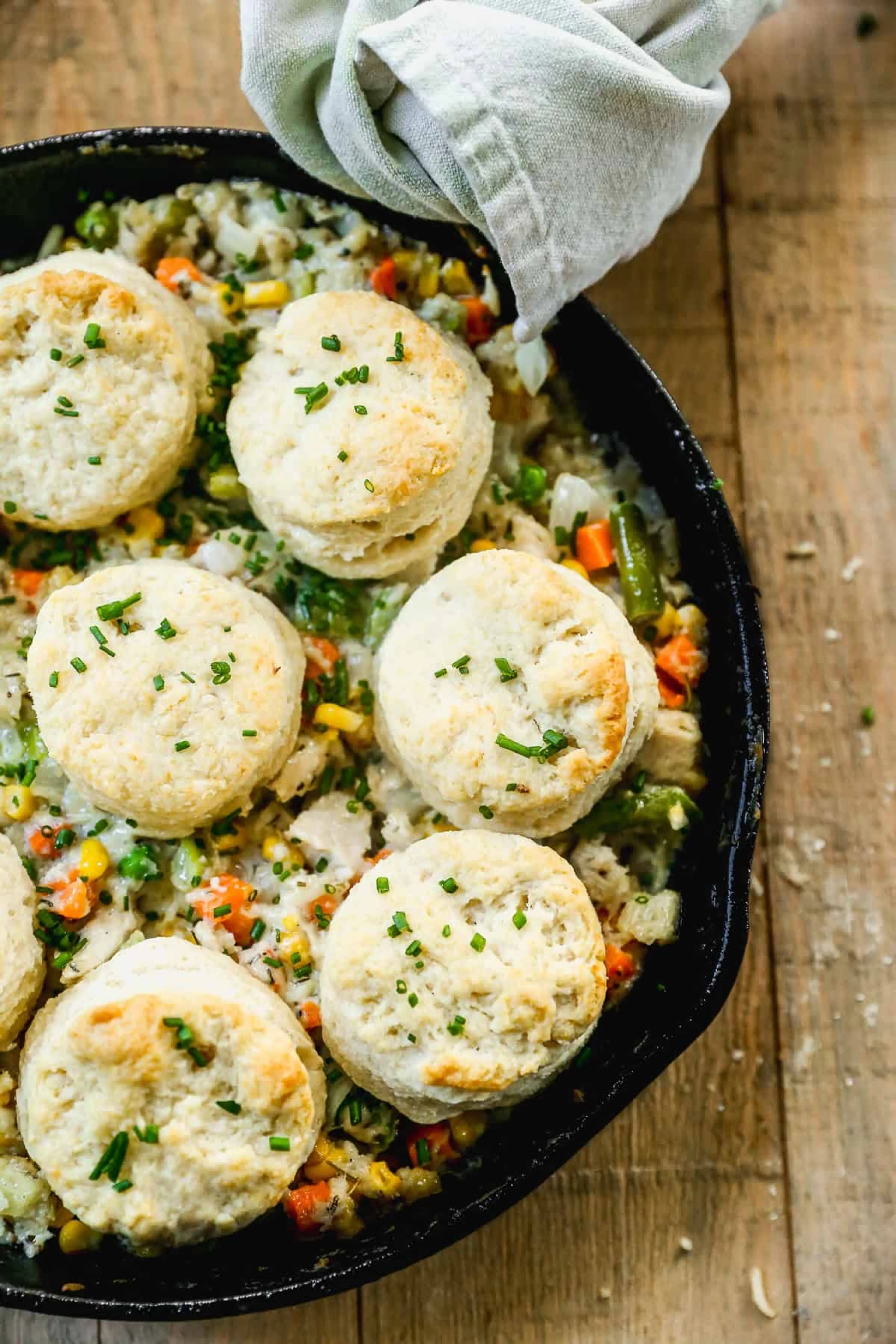 Biscuit Chicken Pot Pie