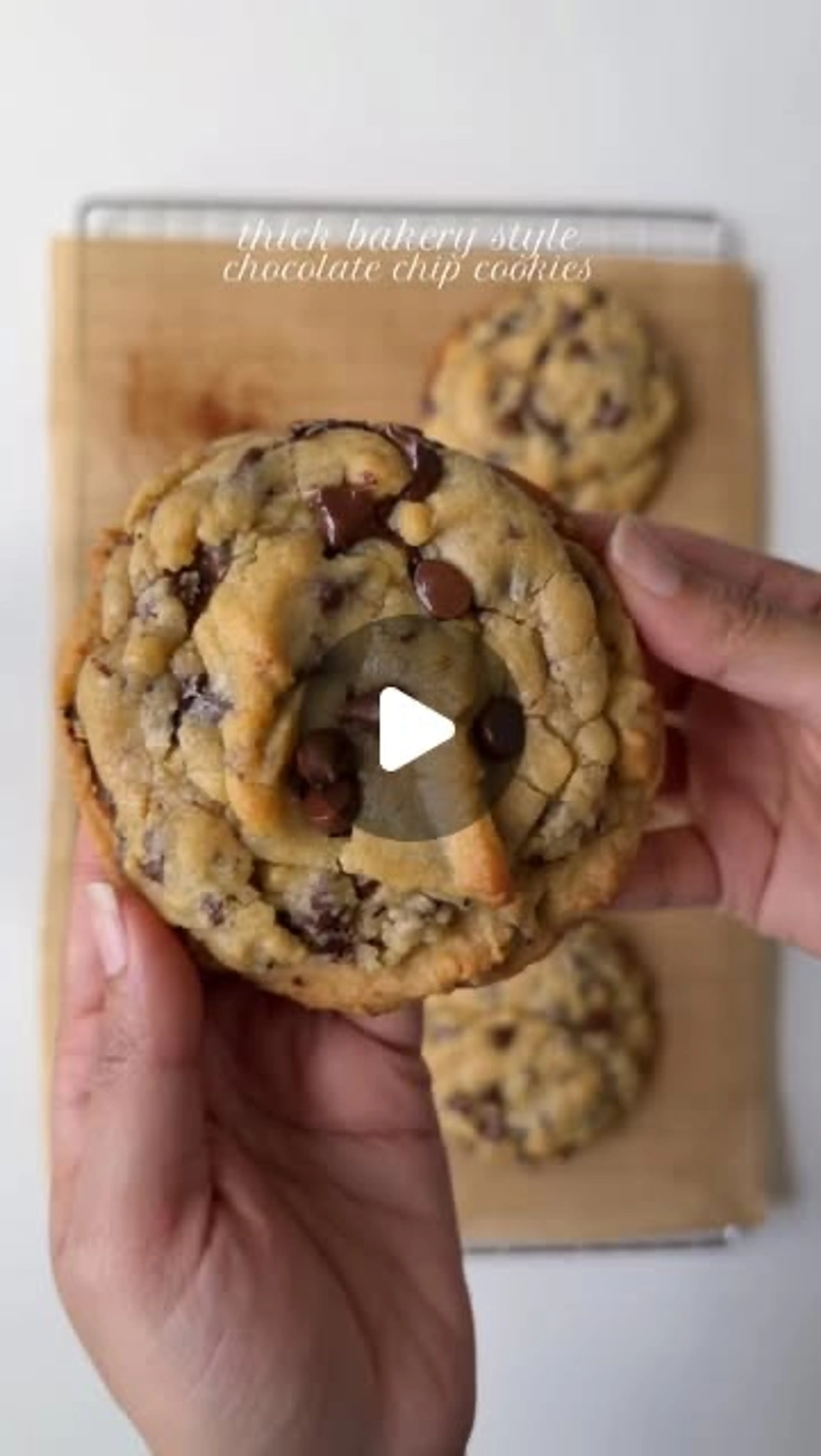 Bakery Style Chocolate Chip Cookies