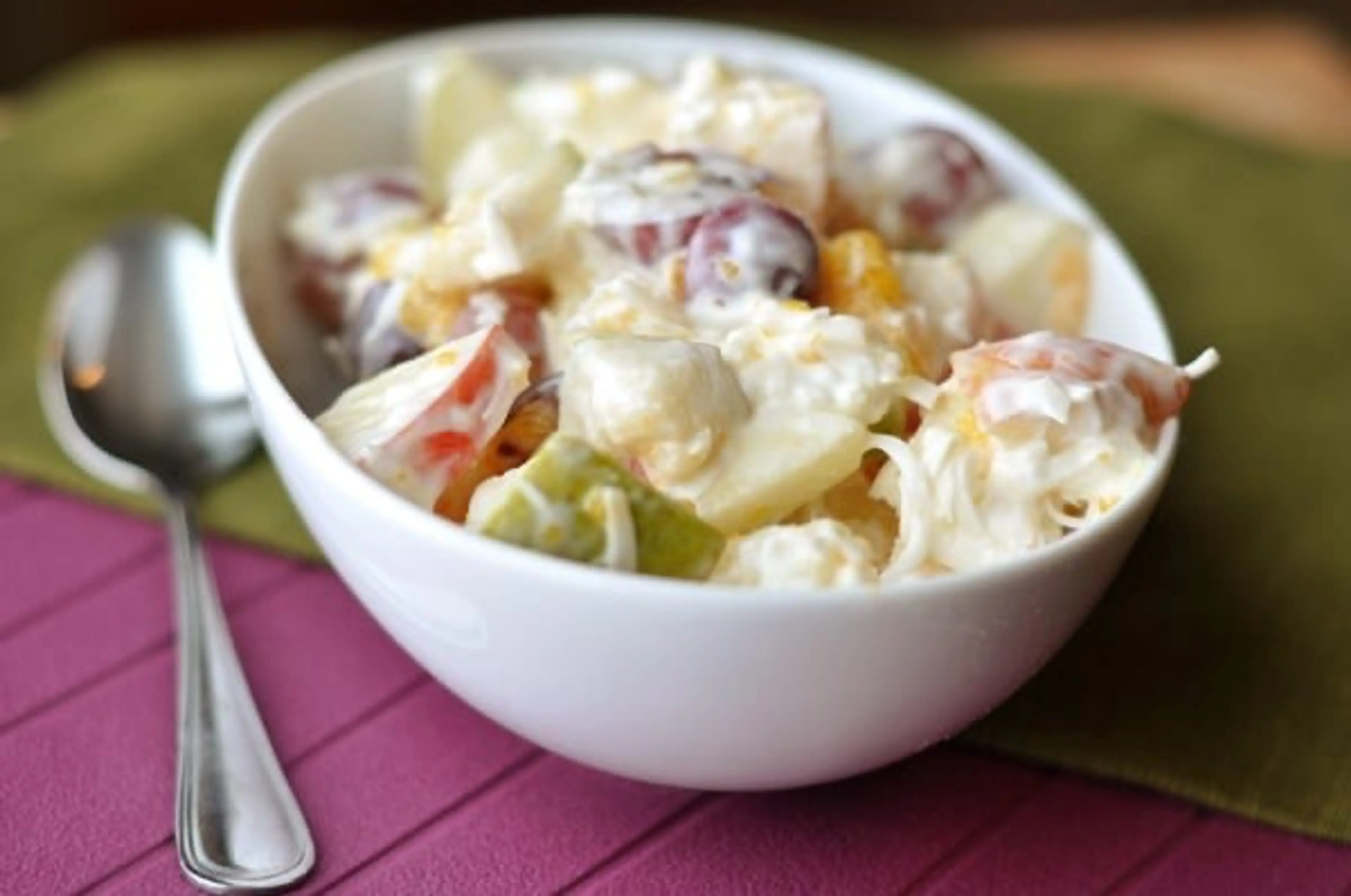 Creamy 5-Cup Fruit Salad