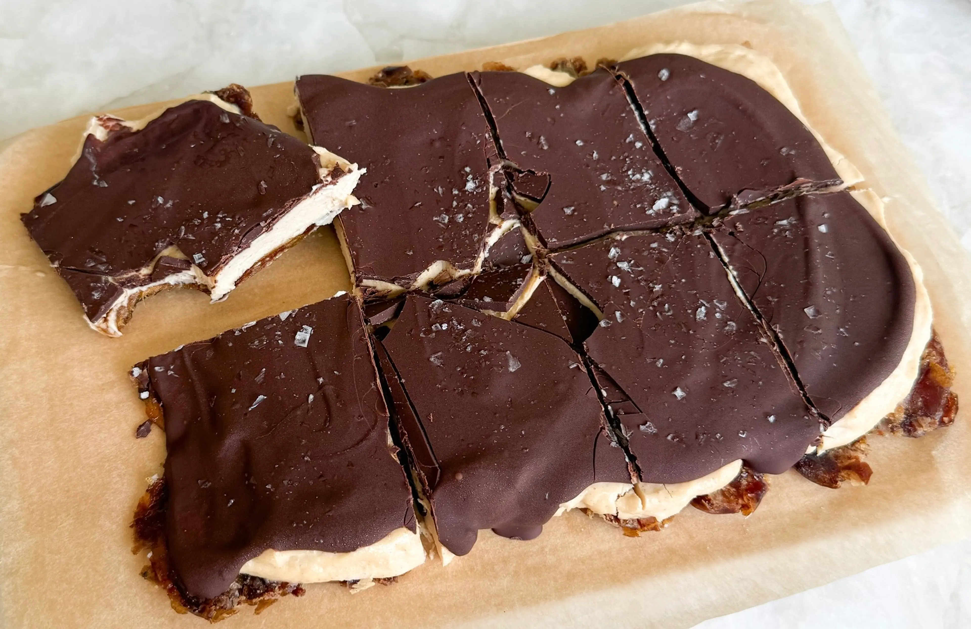 High Protein Ice Cream Date Bark (Healthy, Gluten Free Desse