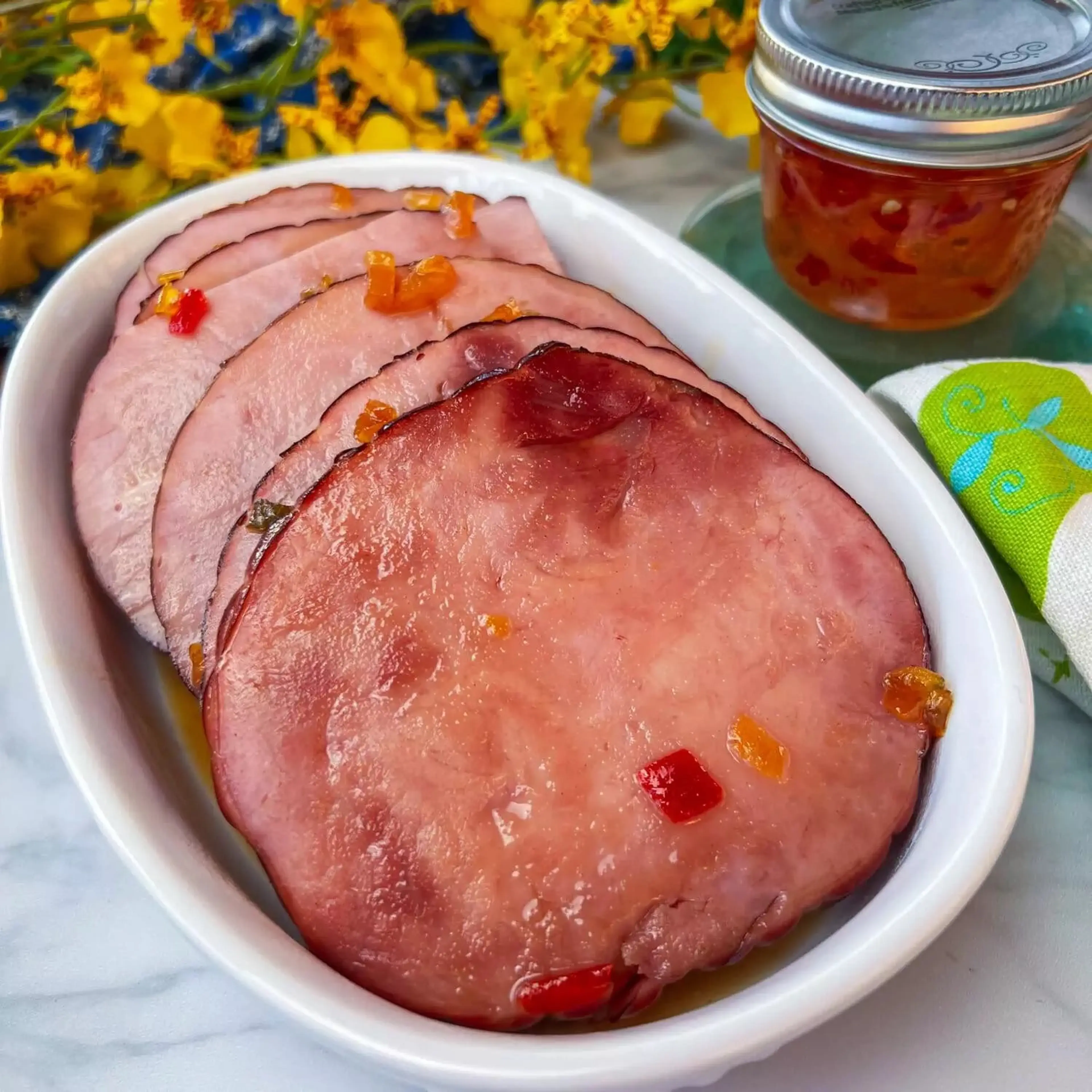 How to Bake a Fully Cooked Ham with 3 Glazes