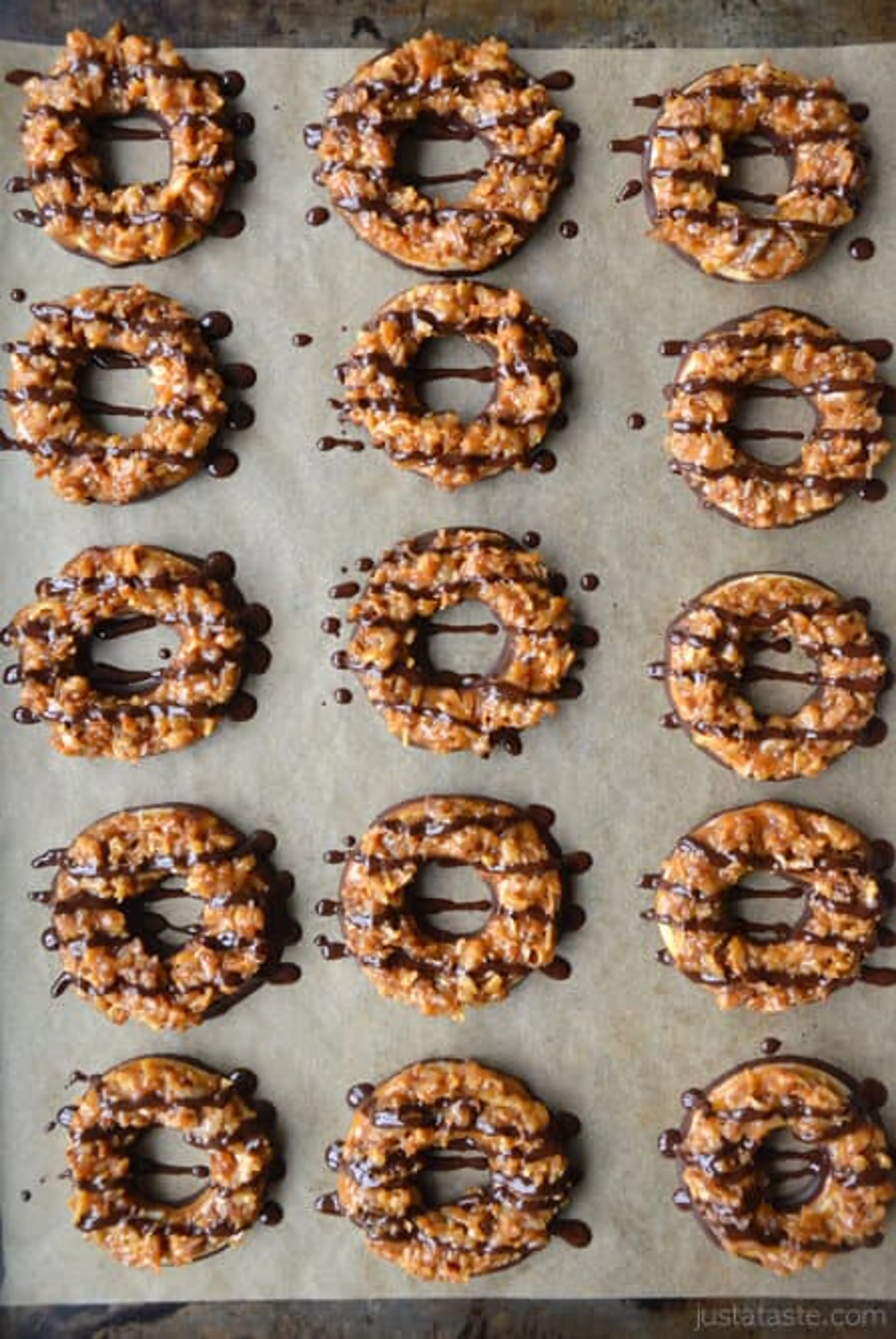 Homemade Samoas Cookies