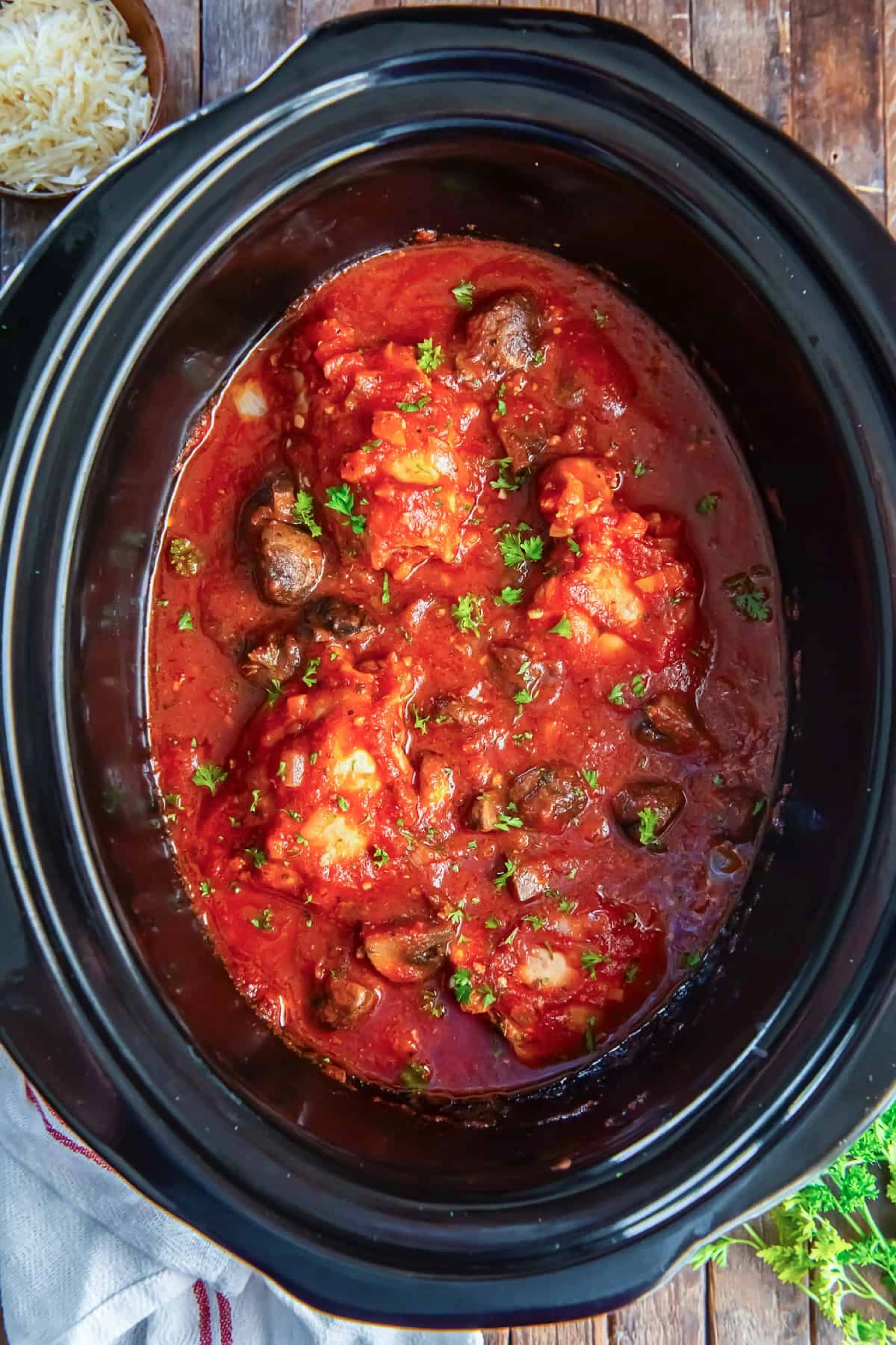 Slow Cooker Chicken Cacciatore