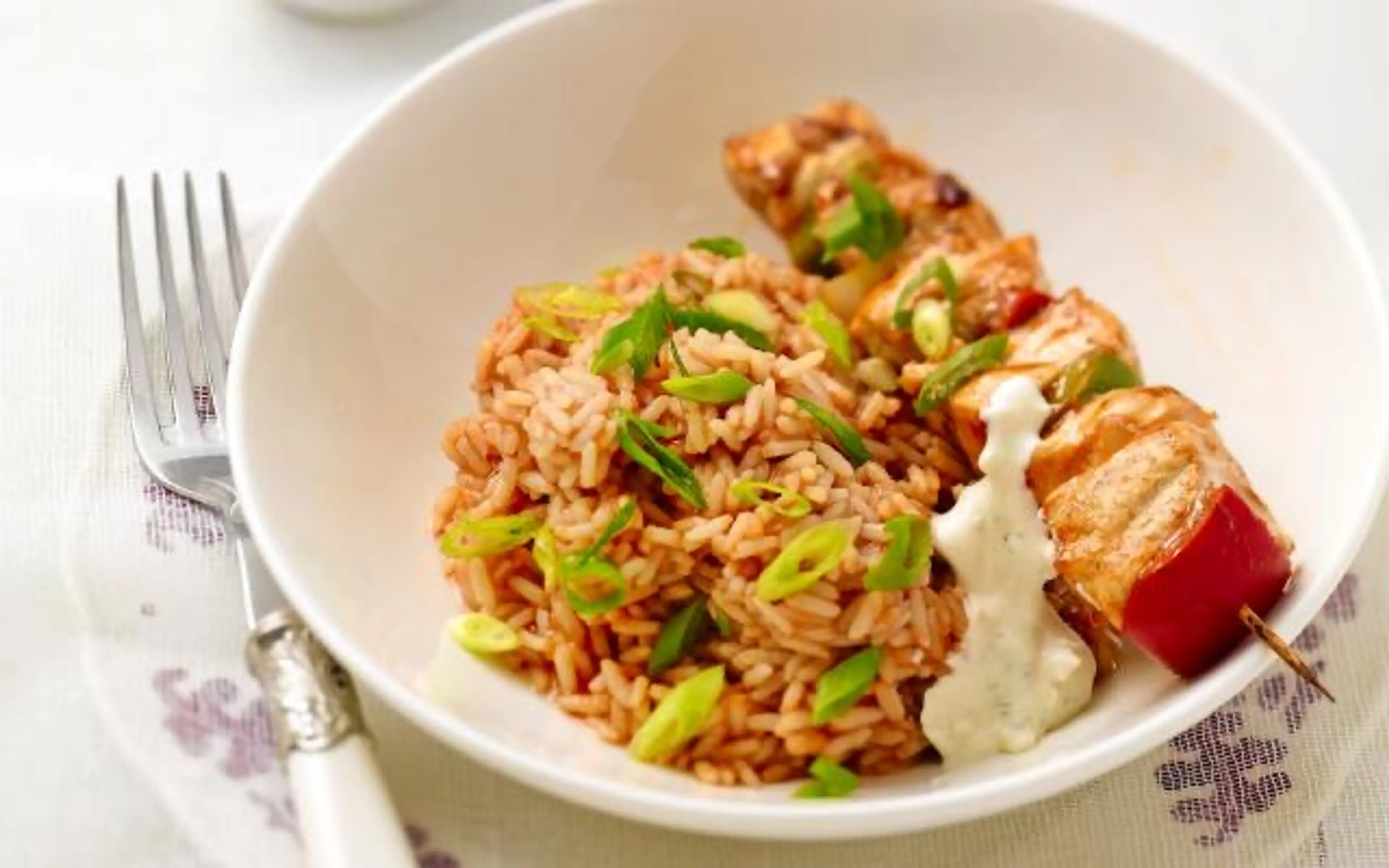 Baked Chicken with Bell Peppers and Rice