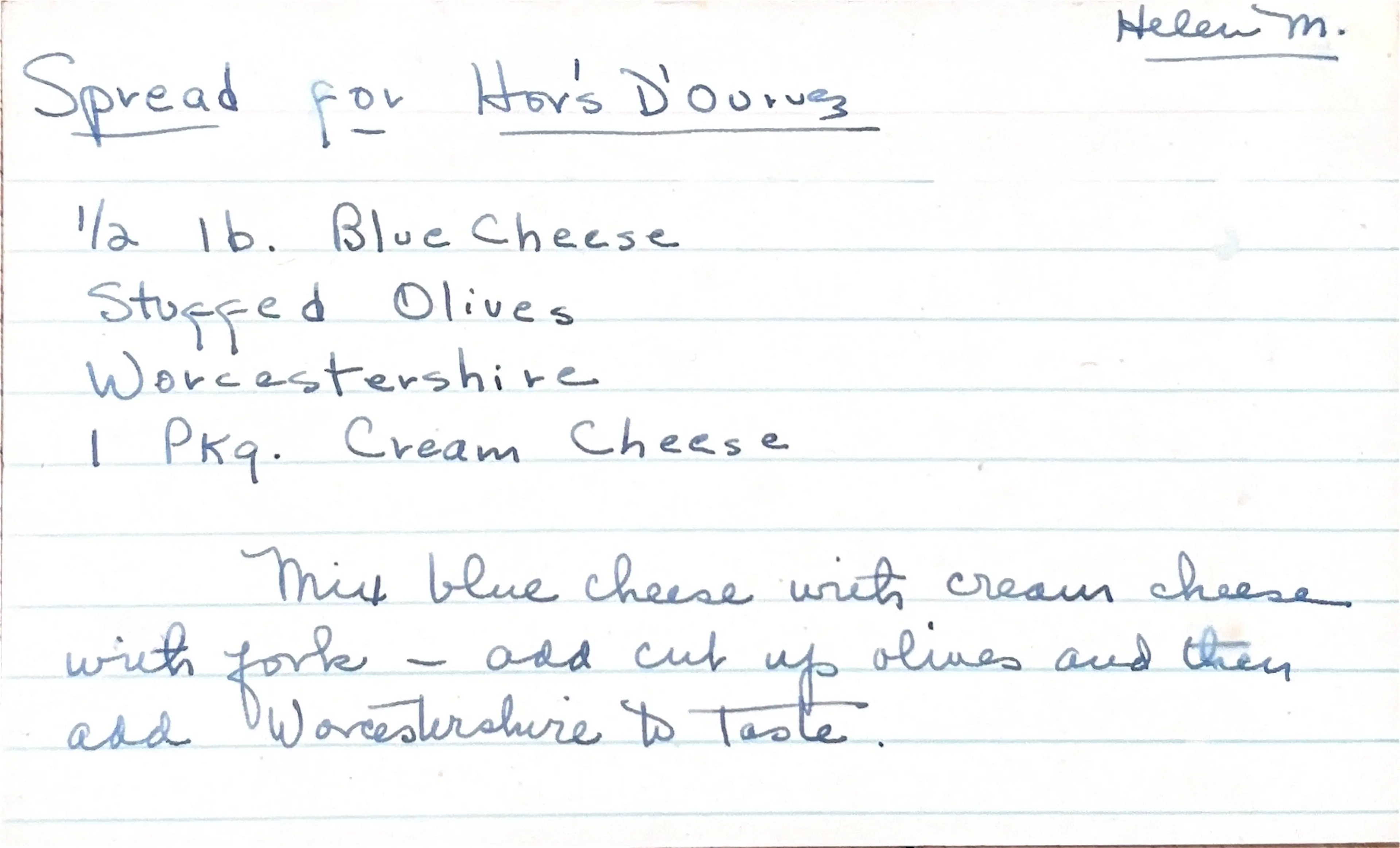 Spread For Hors D’oeuvres