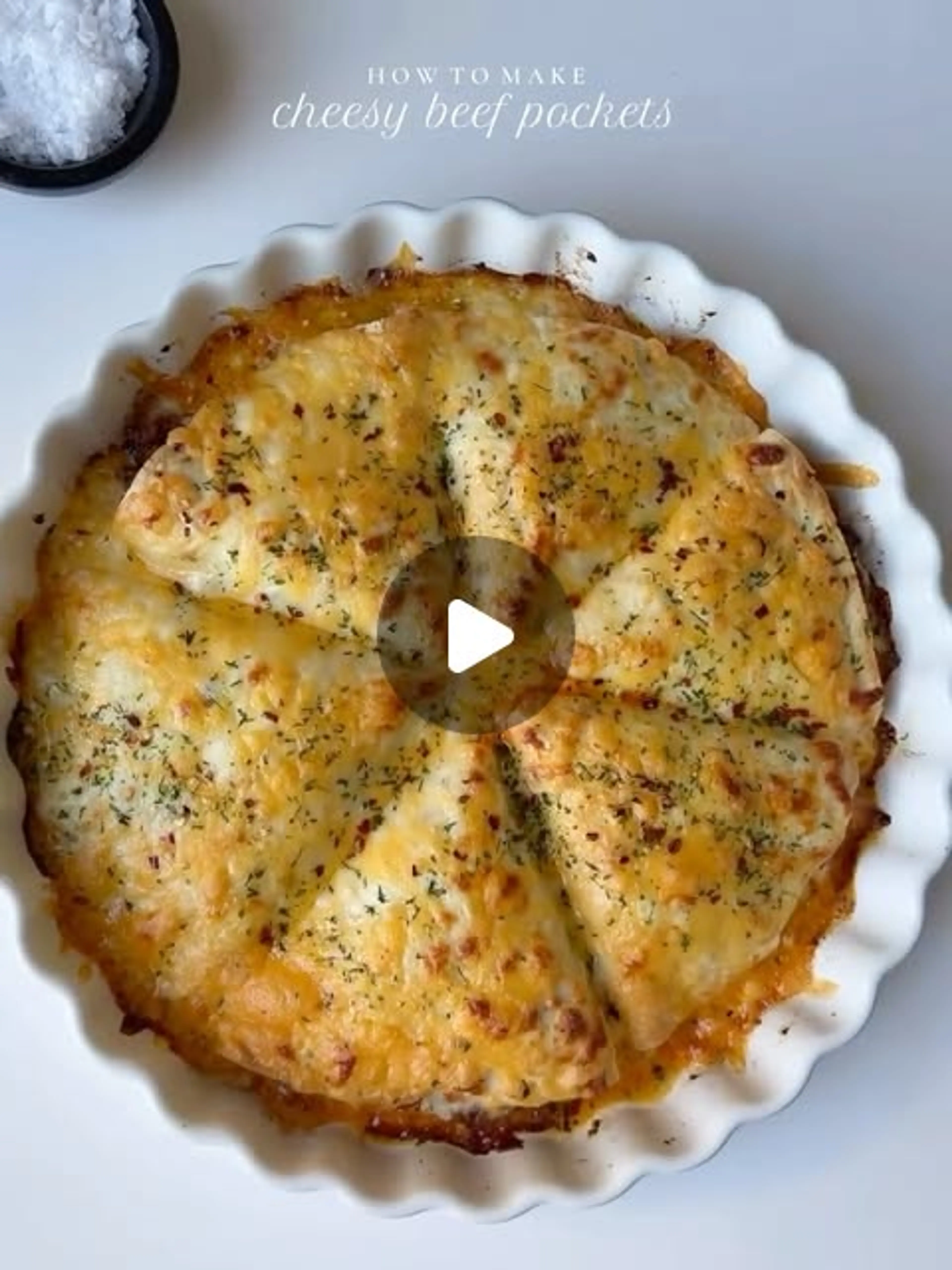 Baked Beef Pockets