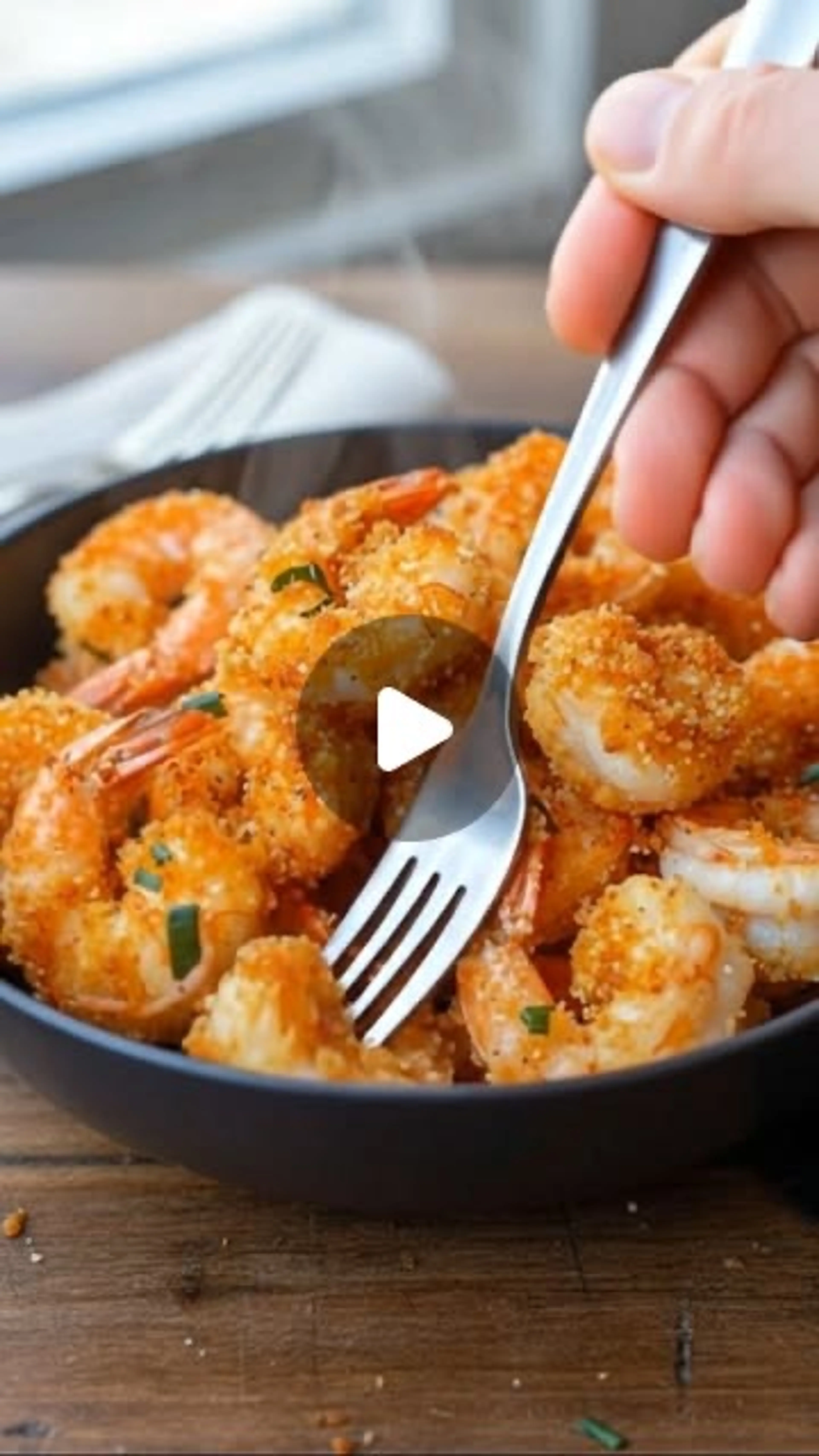 Crispy Garlic Parmesan Shrimp
