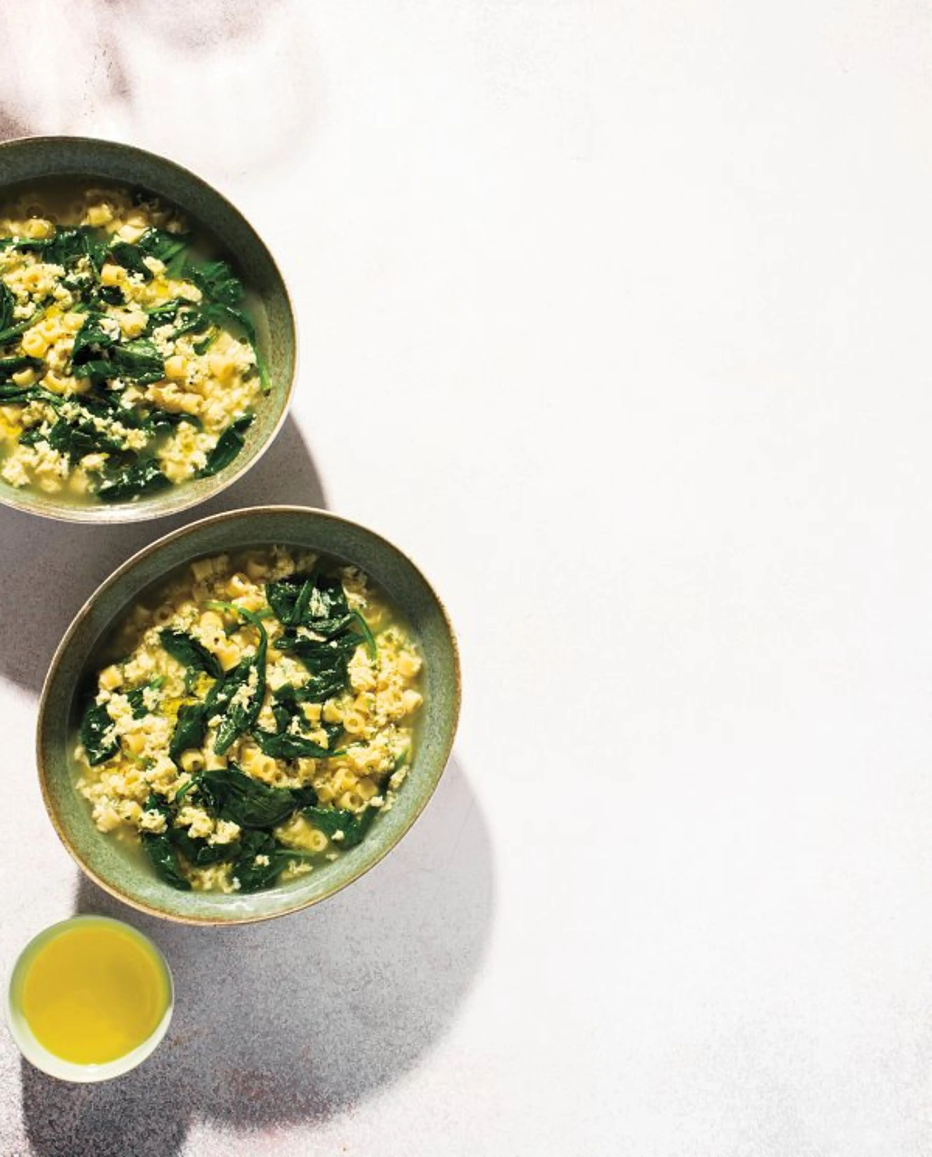 Roman-Style Egg Drop Soup