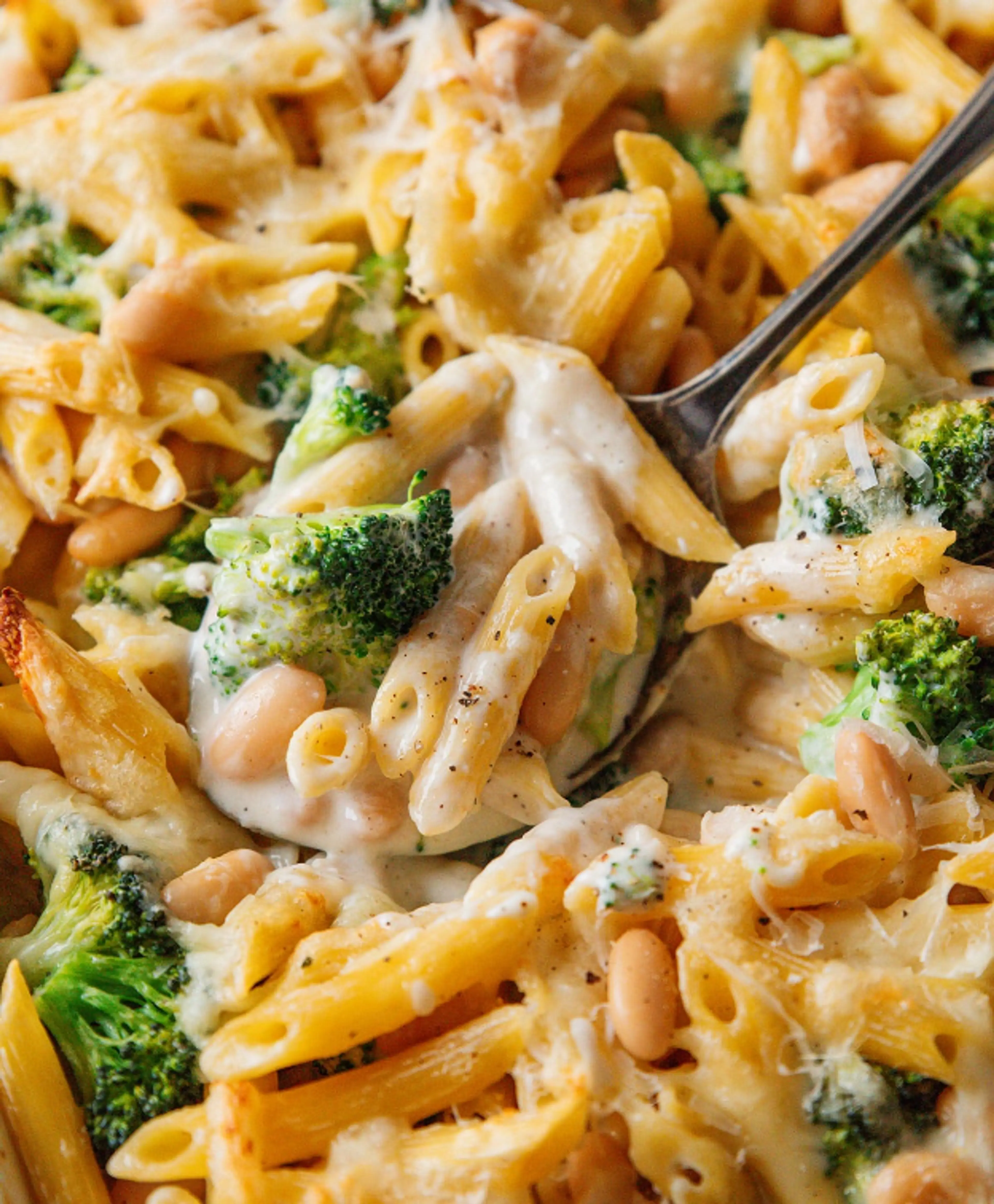 Cottage Cheese Alfredo Casserole (Vegetarian)