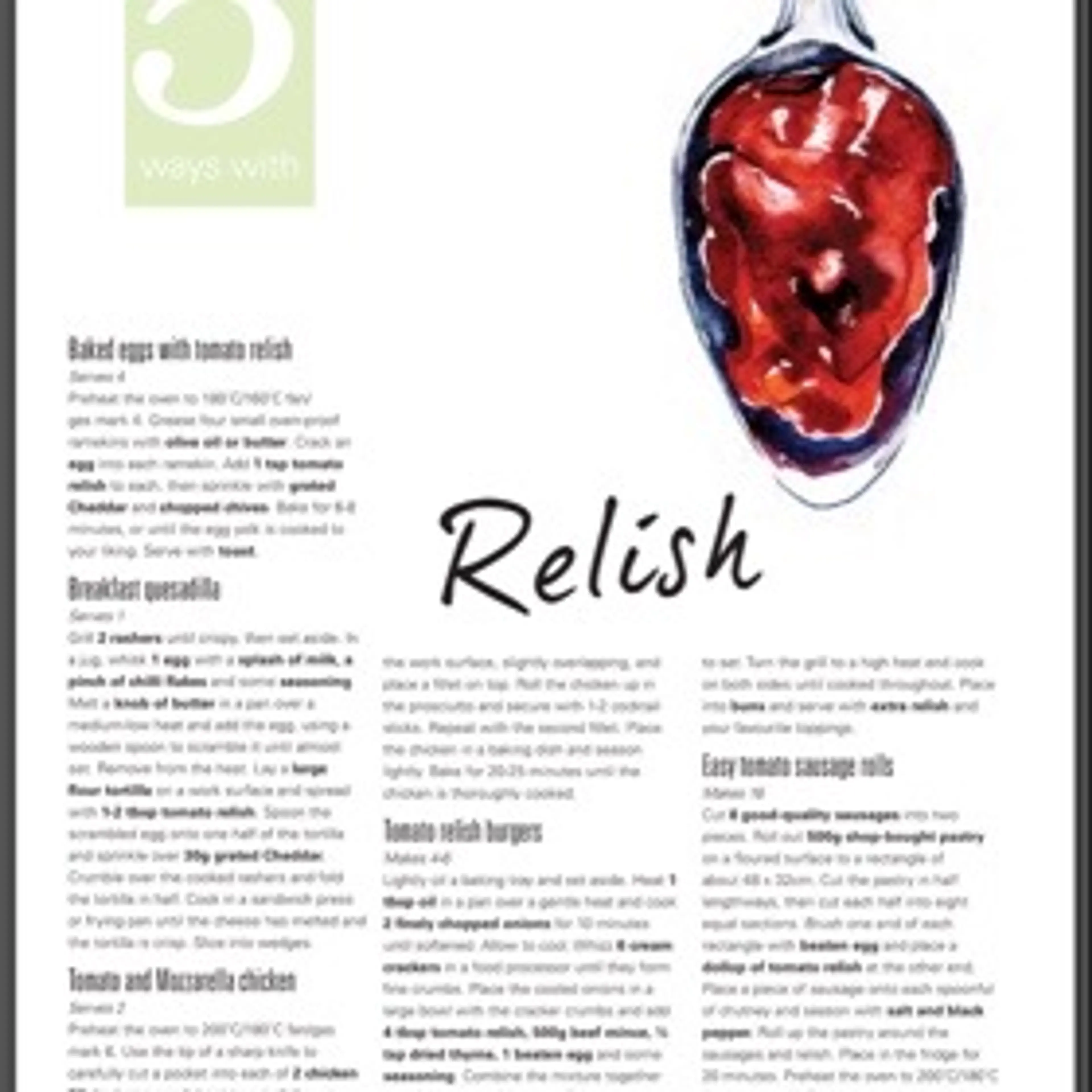 5 ways with Relish